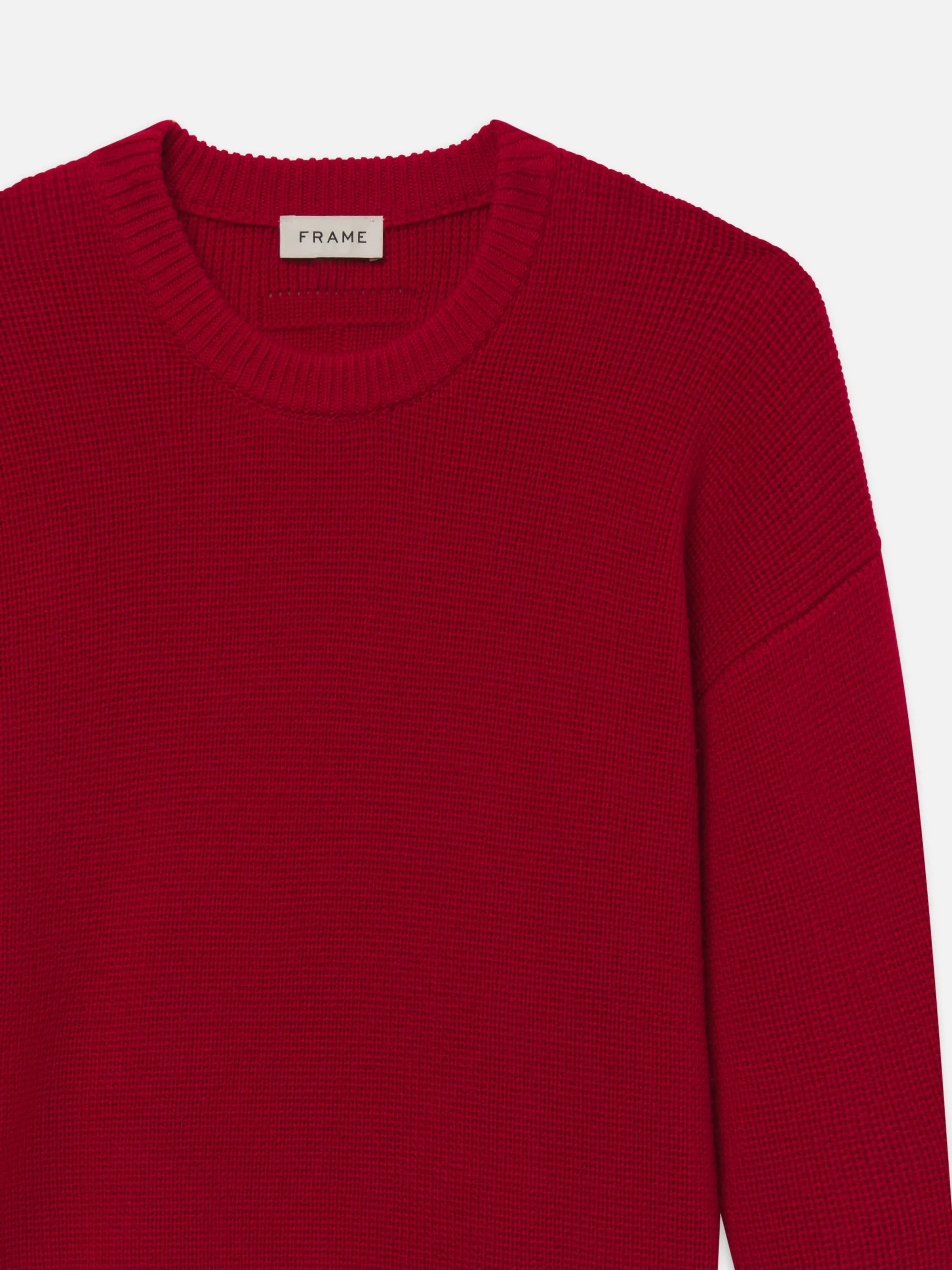 Chunky Sweater -- Spring Red sold by Frame Denim product image thumbnail 3