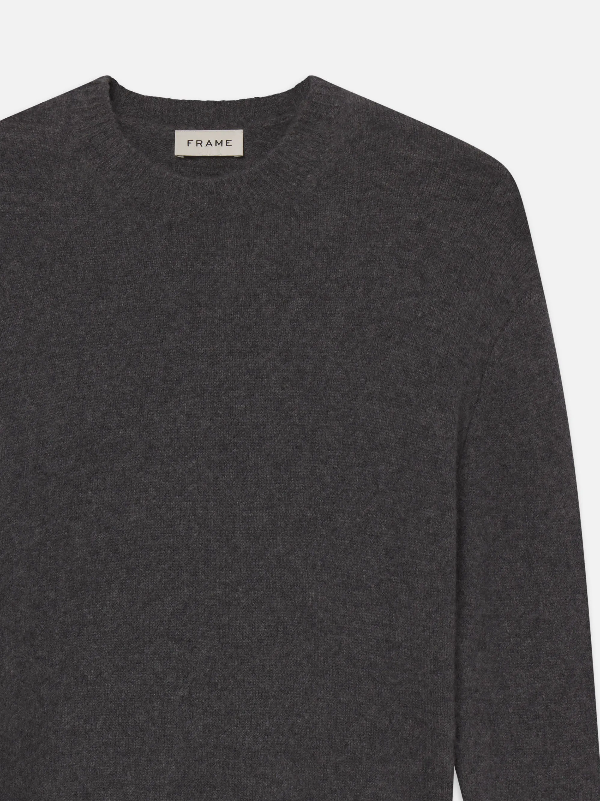 Light Weight Crewneck -- Grey Melange sold by Frame Denim product image thumbnail 3