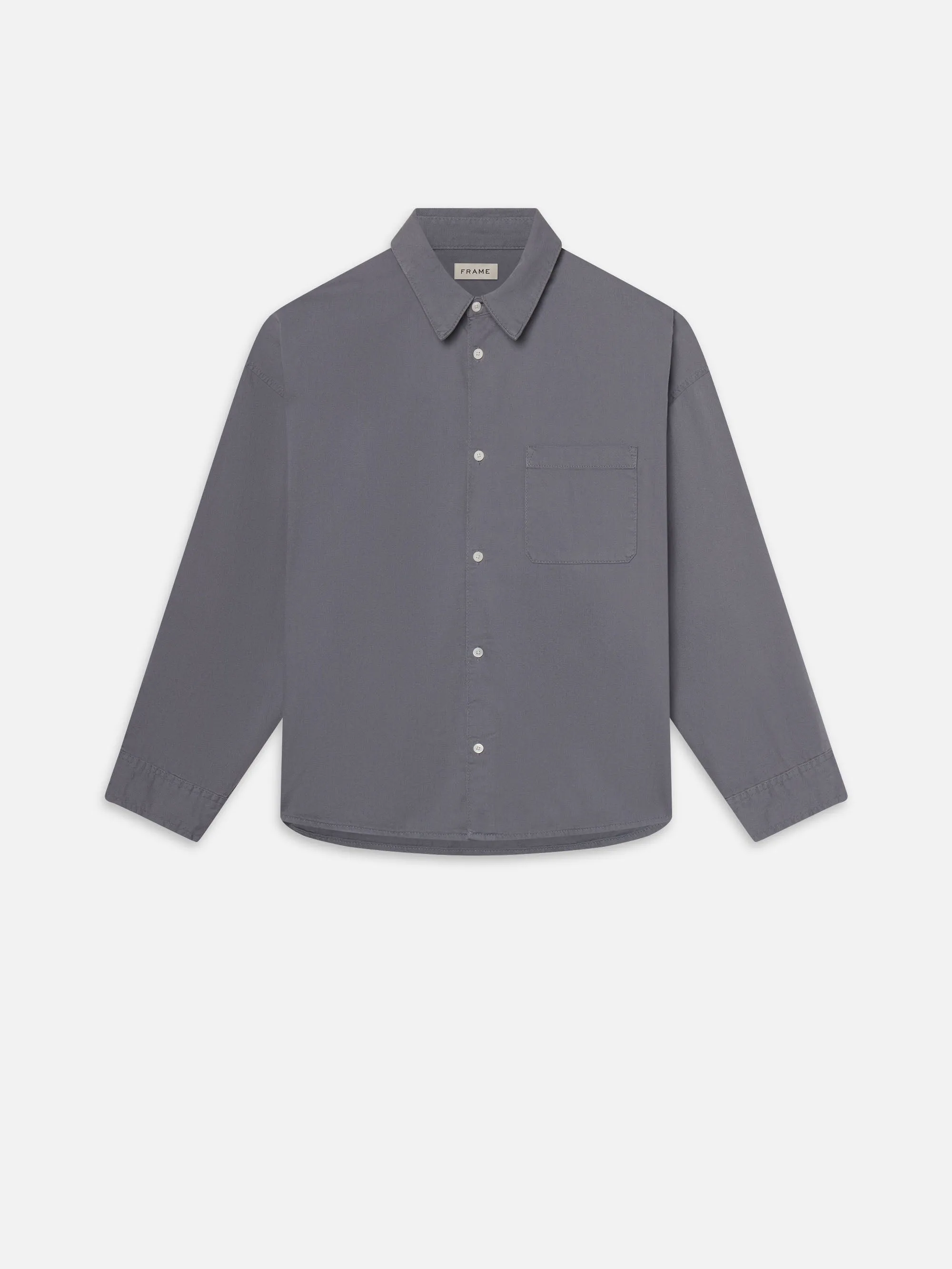 Relaxed Denim Shirt -- Smoky Blue sold by Frame Denim