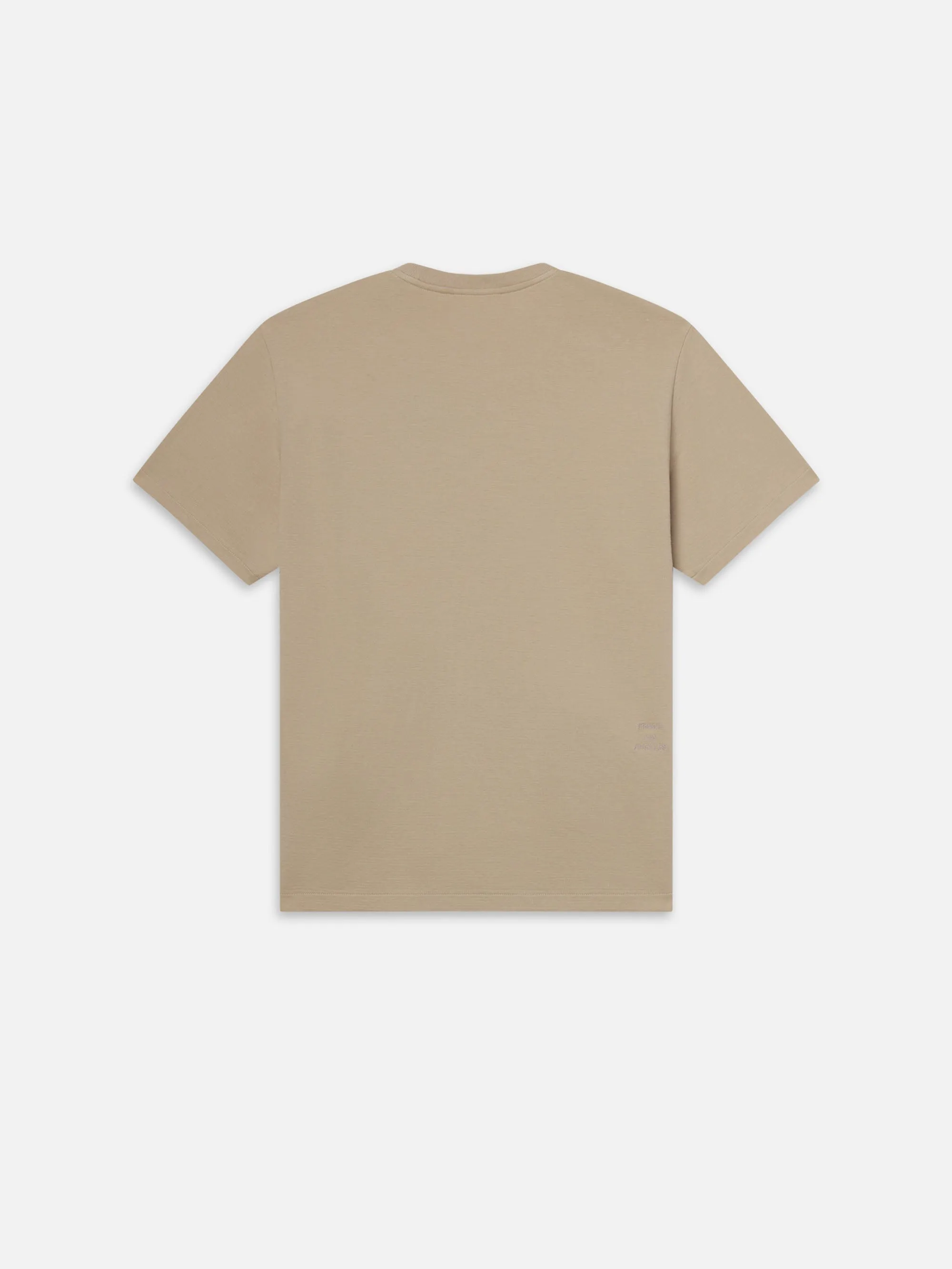 Duo Fold Tee -- Light Beige sold by Frame Denim product image thumbnail 4