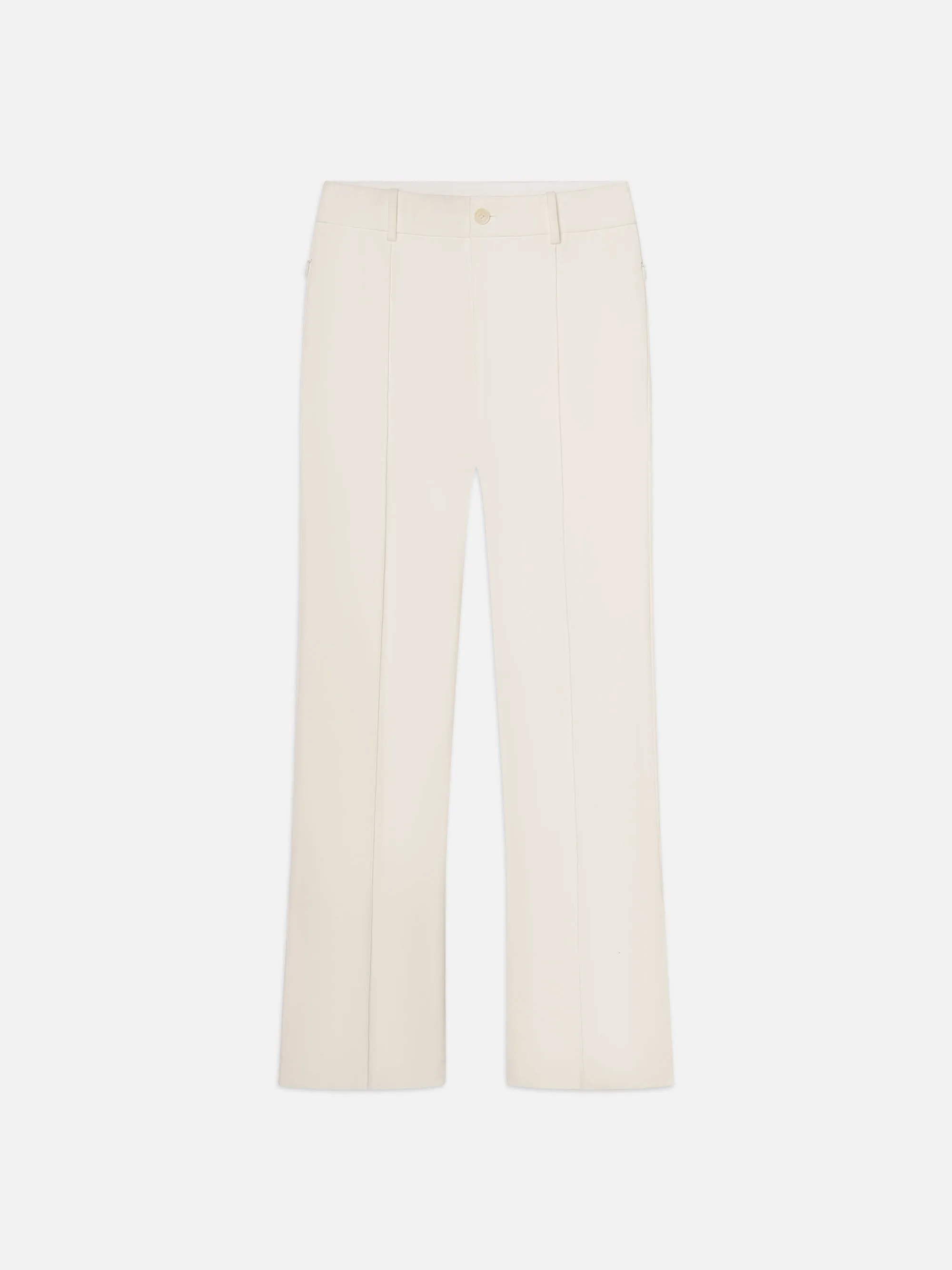 Cropped Kick Flare Trouser -- Alabaster sold by Frame Denim