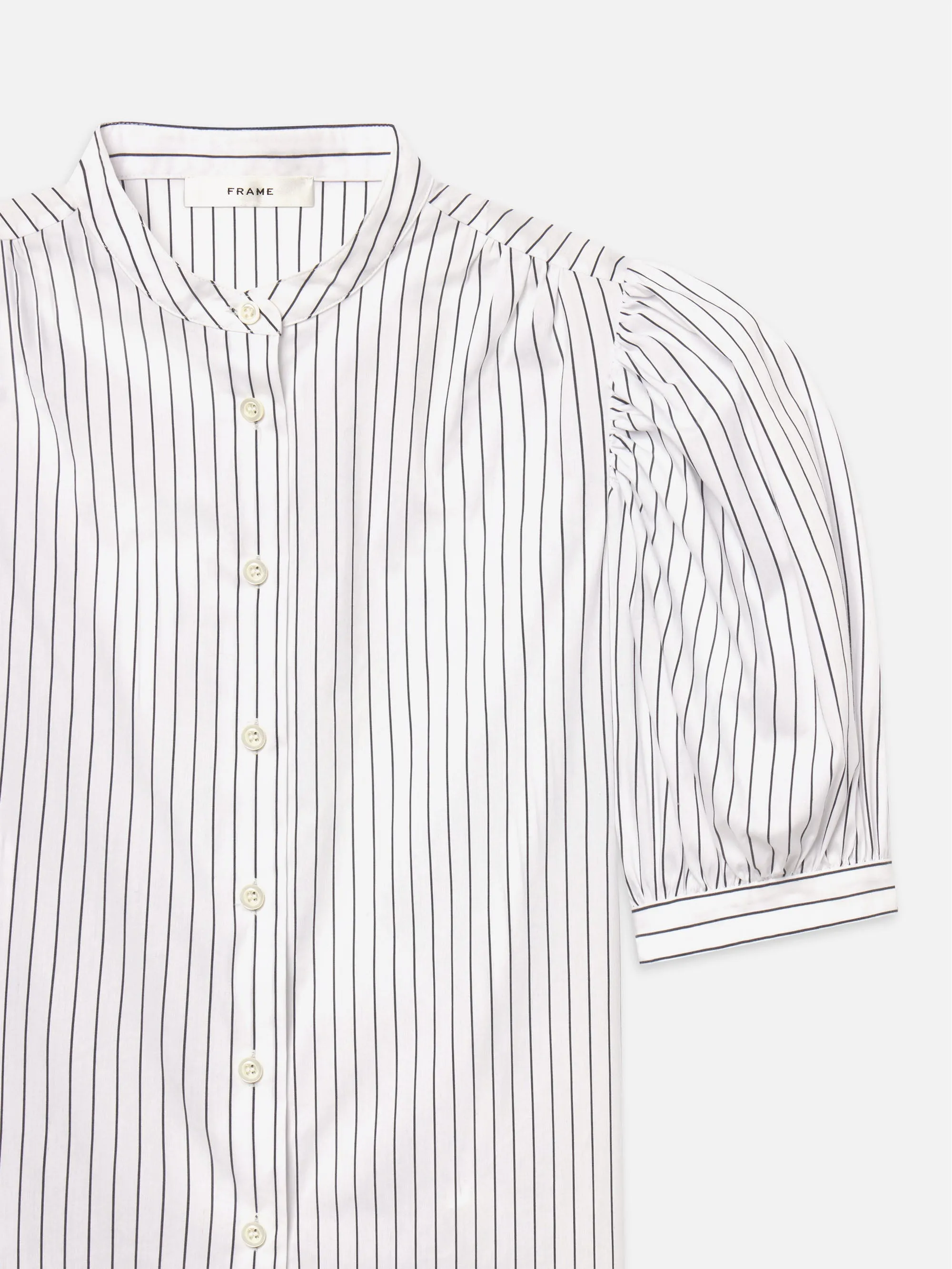 The Gathered Top -- Navy Multi sold by Frame Denim product image thumbnail 2