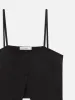 The Silk Button Cami -- Black sold by Frame Denim
