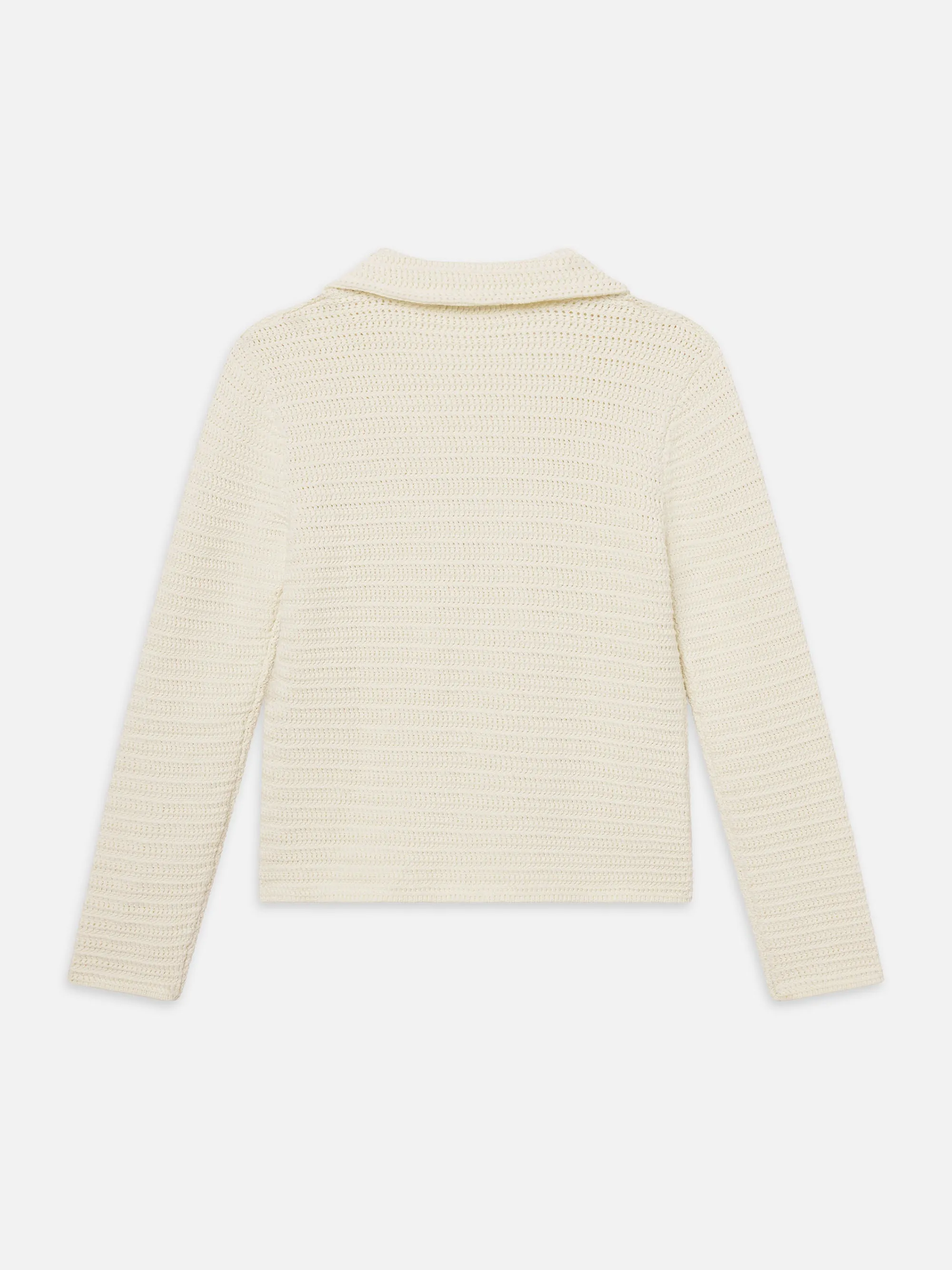 The Crochet Blazer -- Cream sold by Frame Denim product image thumbnail 4