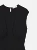 The Gathered Dress -- Black sold by Frame Denim