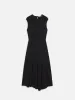 The Gathered Dress -- Black sold by Frame Denim