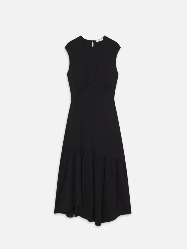 The Gathered Dress -- Black sold by Frame Denim