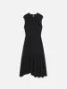 The Gathered Dress -- Black sold by Frame Denim