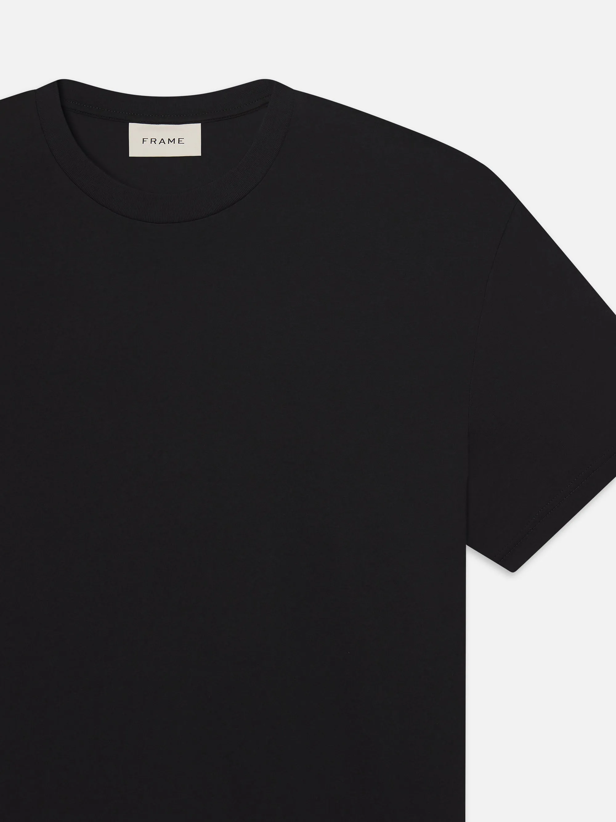 Light Cotton Tee -- Black sold by Frame Denim product image thumbnail 3