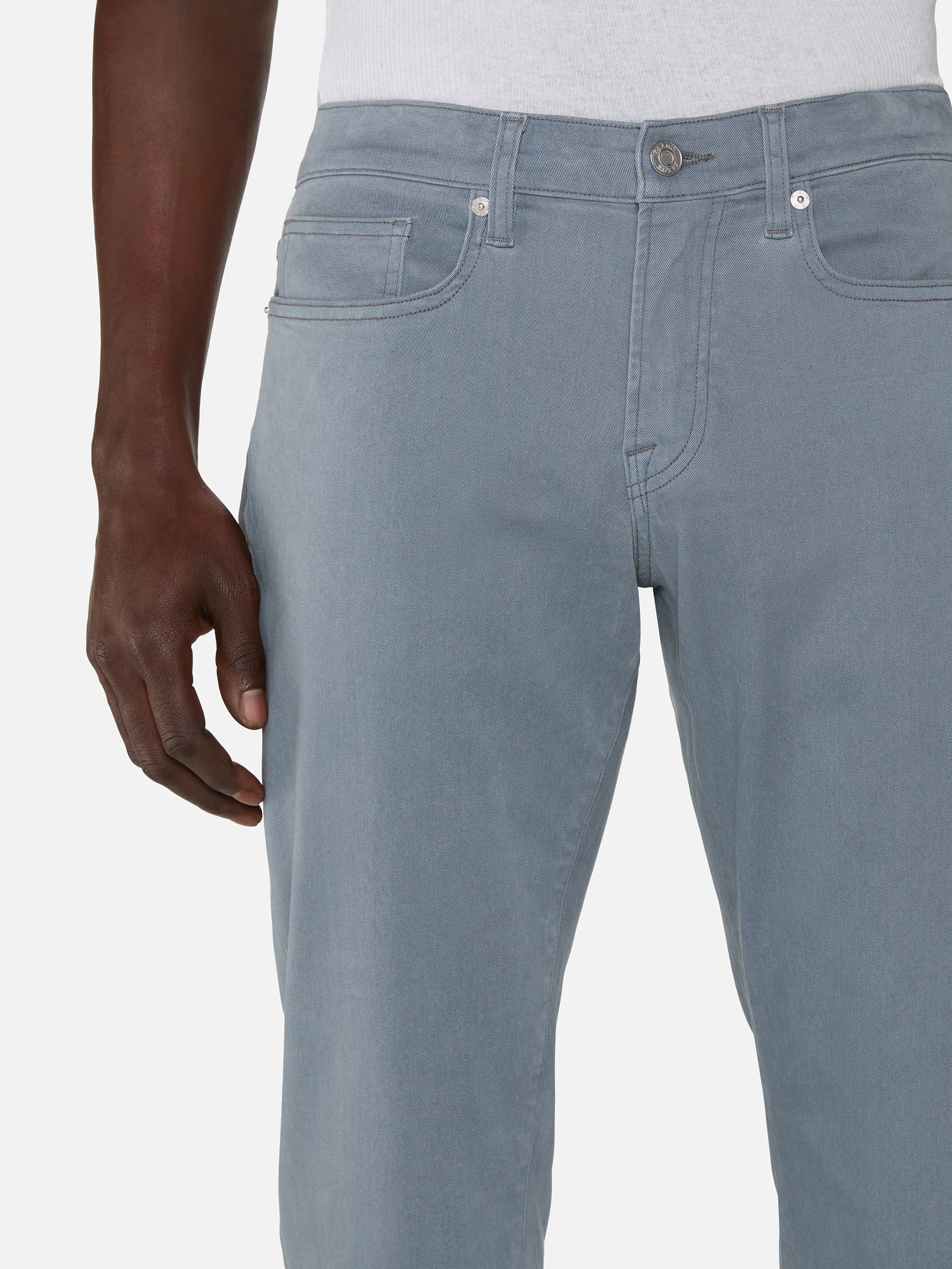 L'Homme Slim Brushed Twill -- Smoky Blue sold by Frame Denim product image thumbnail 3