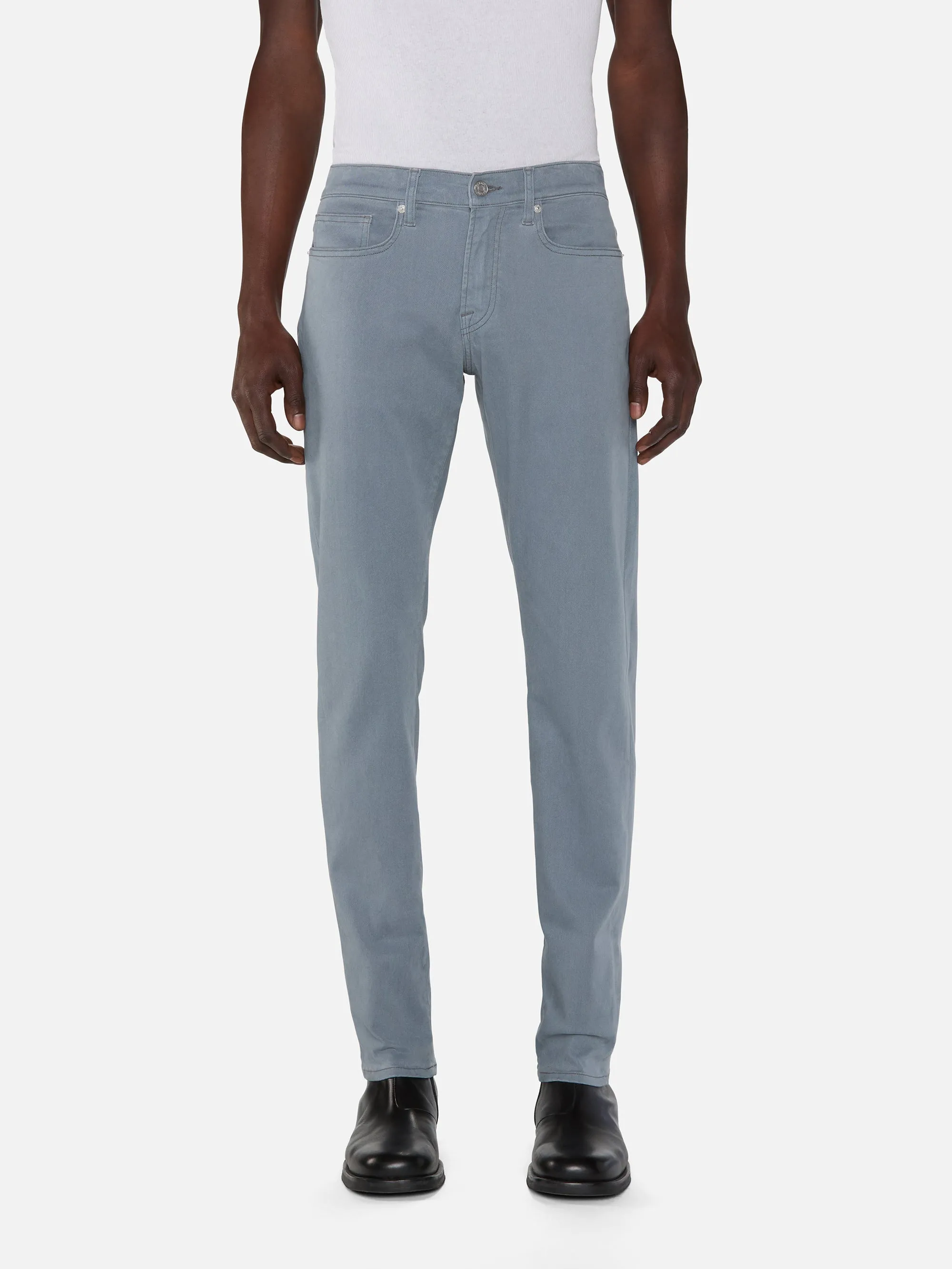 L'Homme Slim Brushed Twill -- Smoky Blue sold by Frame Denim product image thumbnail 2