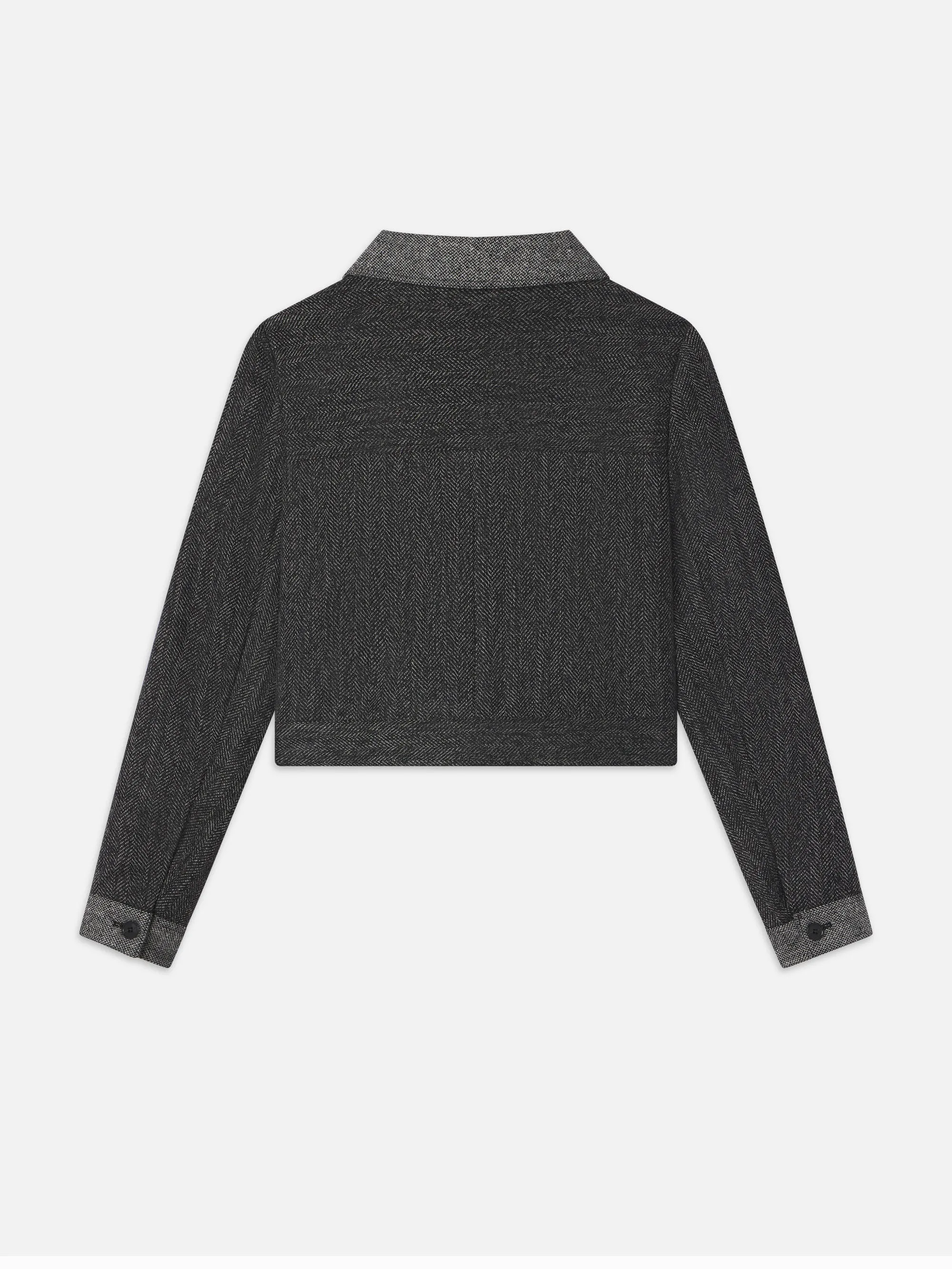 Button Front Jacket -- Check Multi sold by Frame Denim product image thumbnail 4