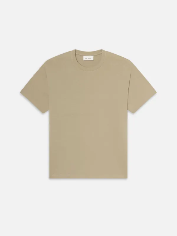 Duo Fold Tee -- Dusty Sage sold by Frame Denim