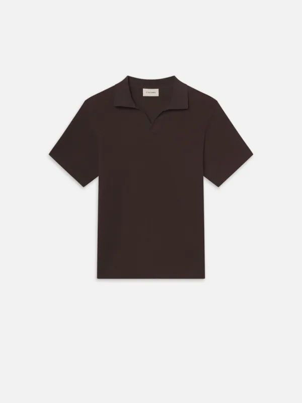 Jacquard Polo -- Brown sold by Frame Denim