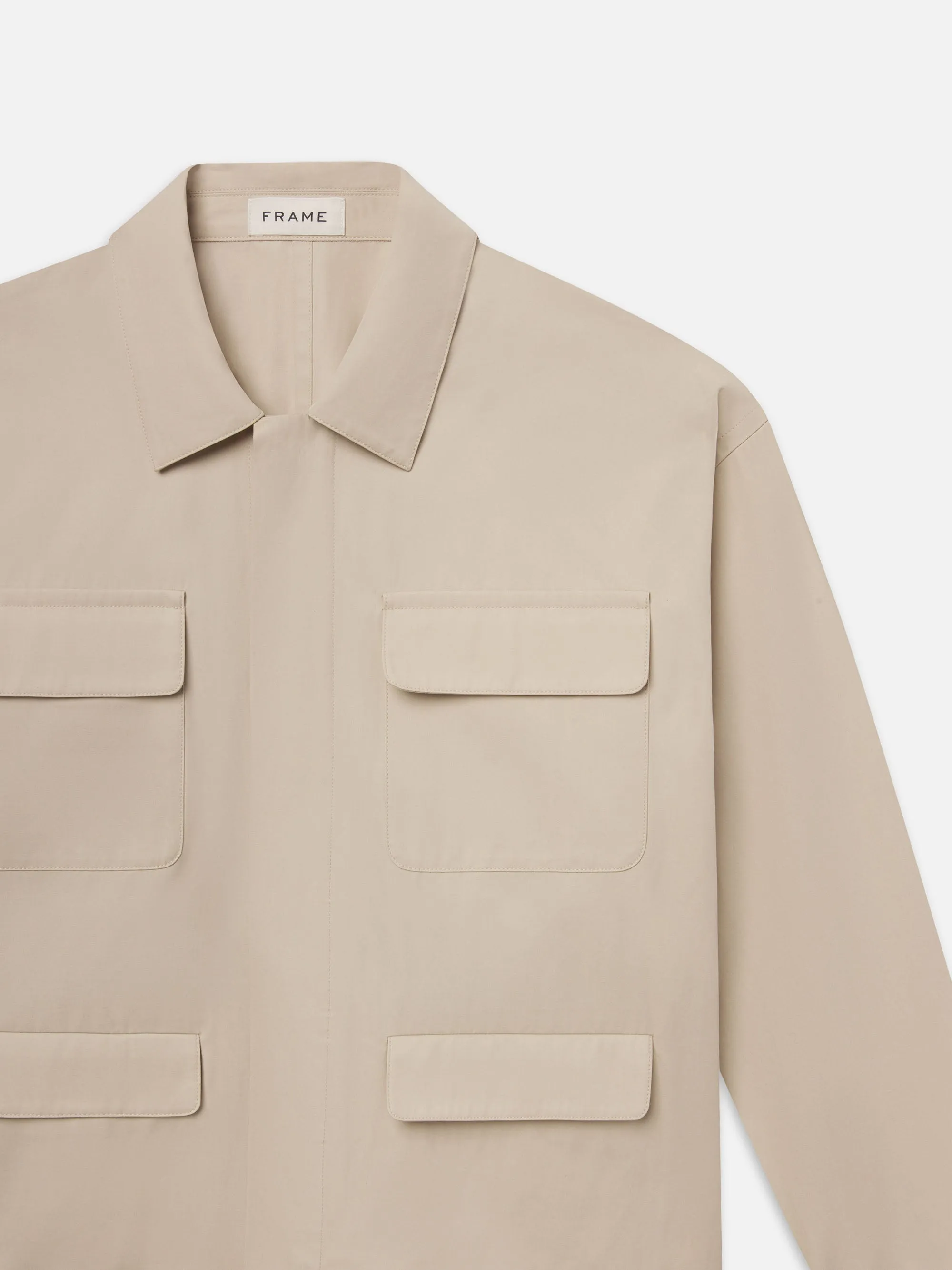 Light Multi Pocket Jacket -- Light Beige sold by Frame Denim product image thumbnail 3