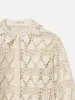 The Lace Button Up Shirt -- Ecru sold by Frame Denim