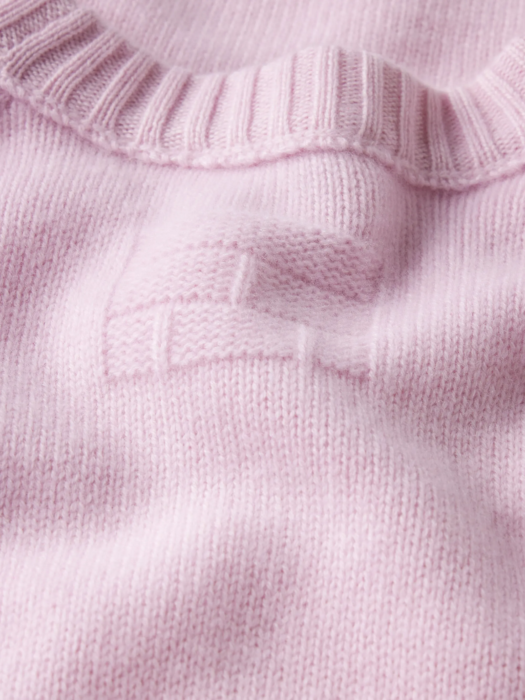 Cashmere Crewneck Sweater -- Light Pink sold by Frame Denim product image thumbnail 3