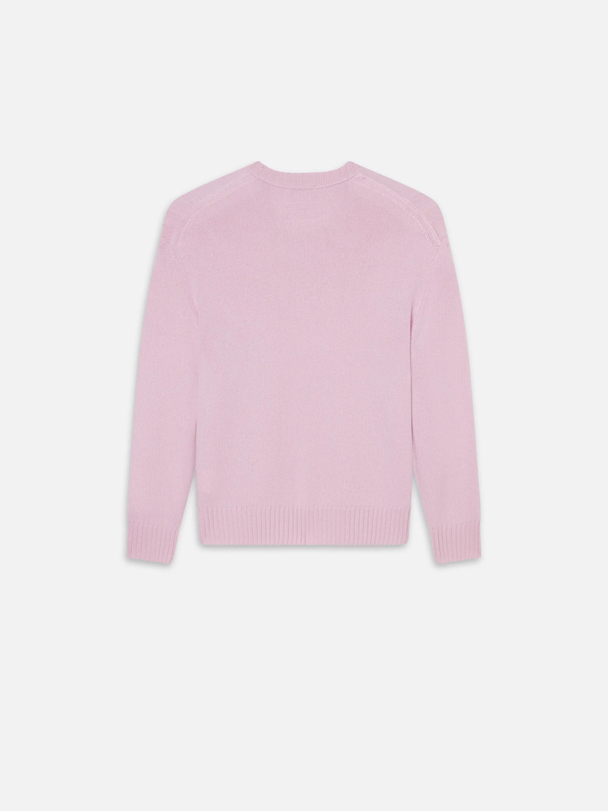 Cashmere Crewneck Sweater -- Light Pink sold by Frame Denim product image thumbnail 5