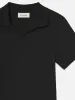 Jacquard Polo -- Black sold by Frame Denim