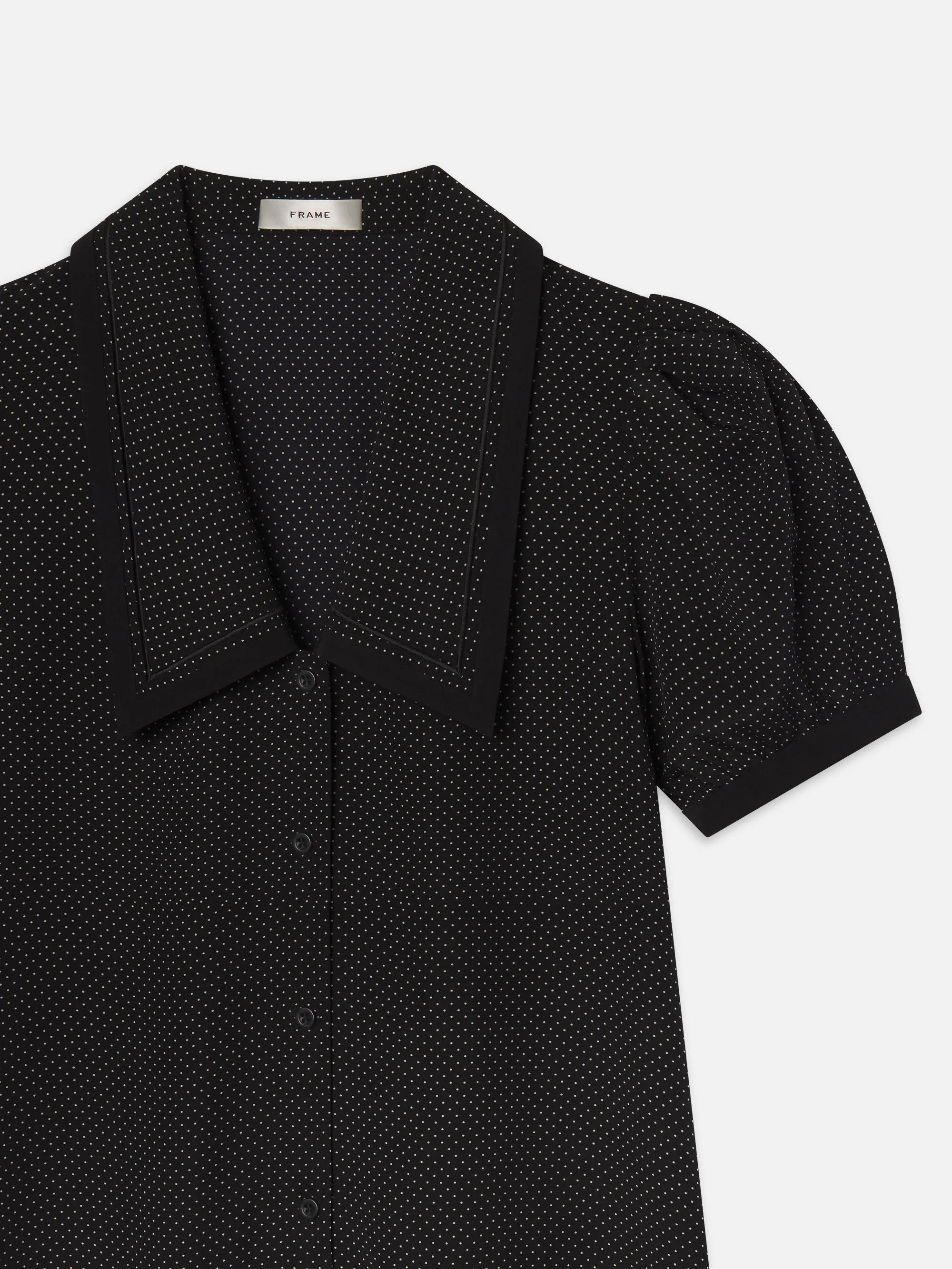 The Polka Dot Sailor Dress -- Black Multi sold by Frame Denim product image thumbnail 2