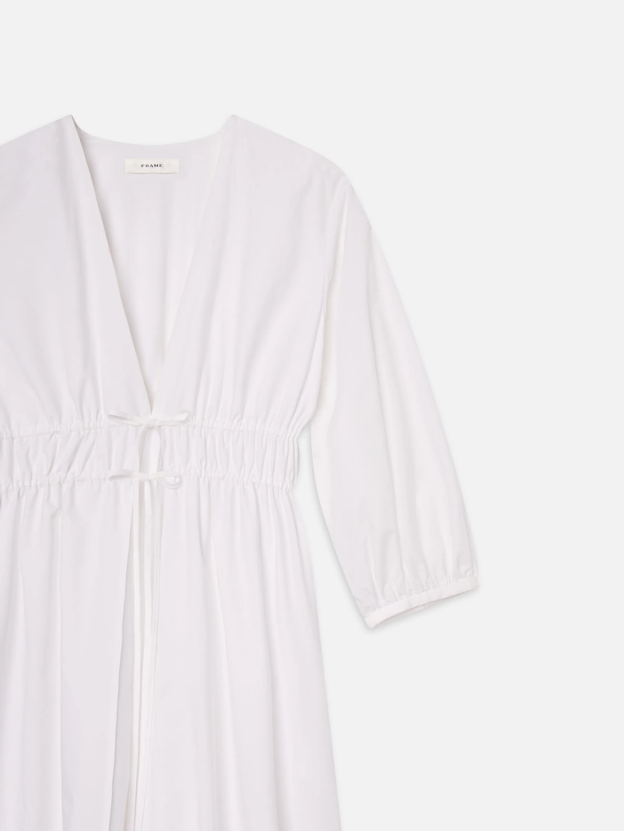 The Cinched Dress -- White sold by Frame Denim product image thumbnail 2