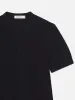 The Silk Gathered Top -- Navy sold by Frame Denim