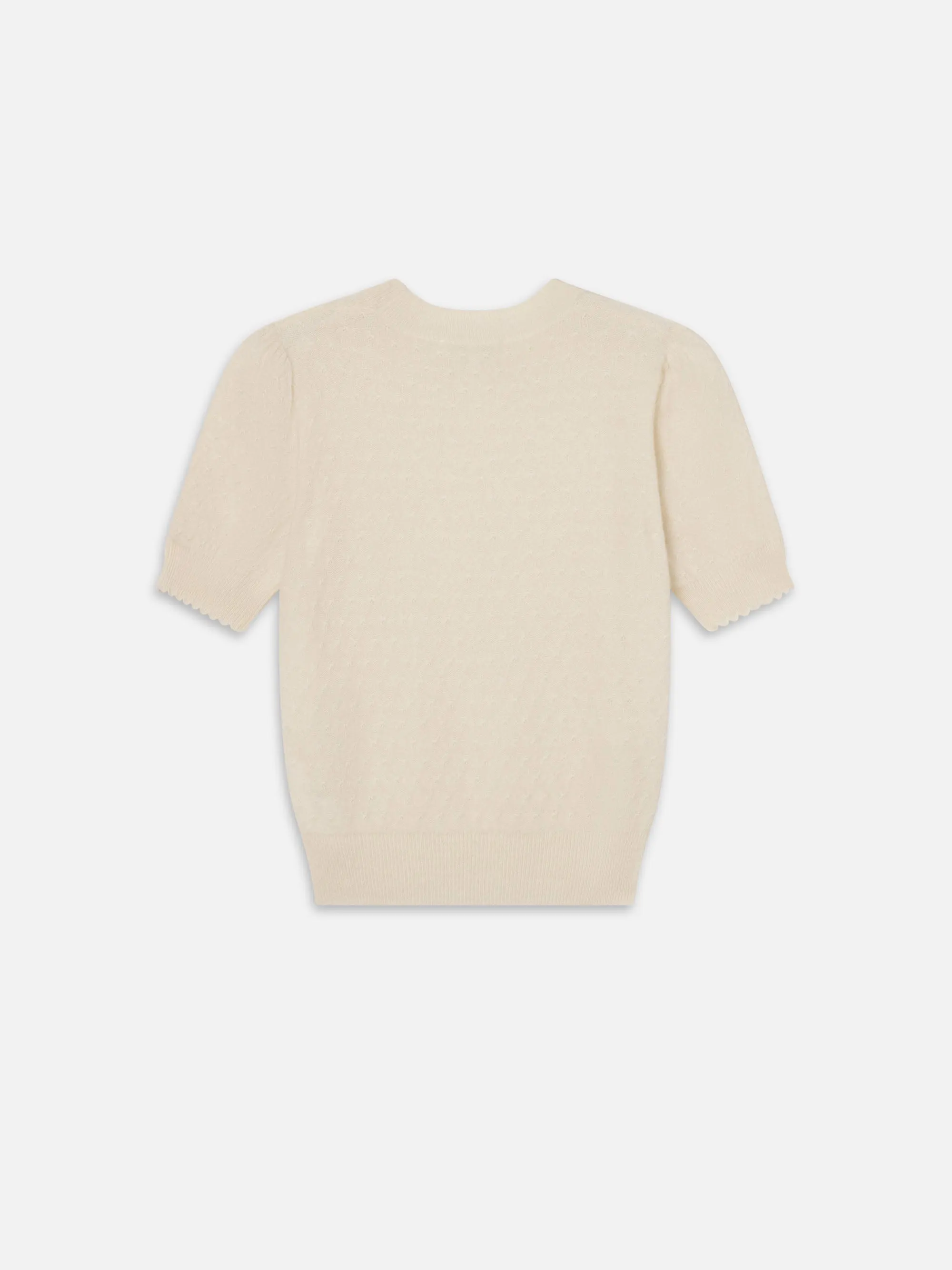 The Cashmere Pointelle Cardi -- Cream sold by Frame Denim product image thumbnail 3