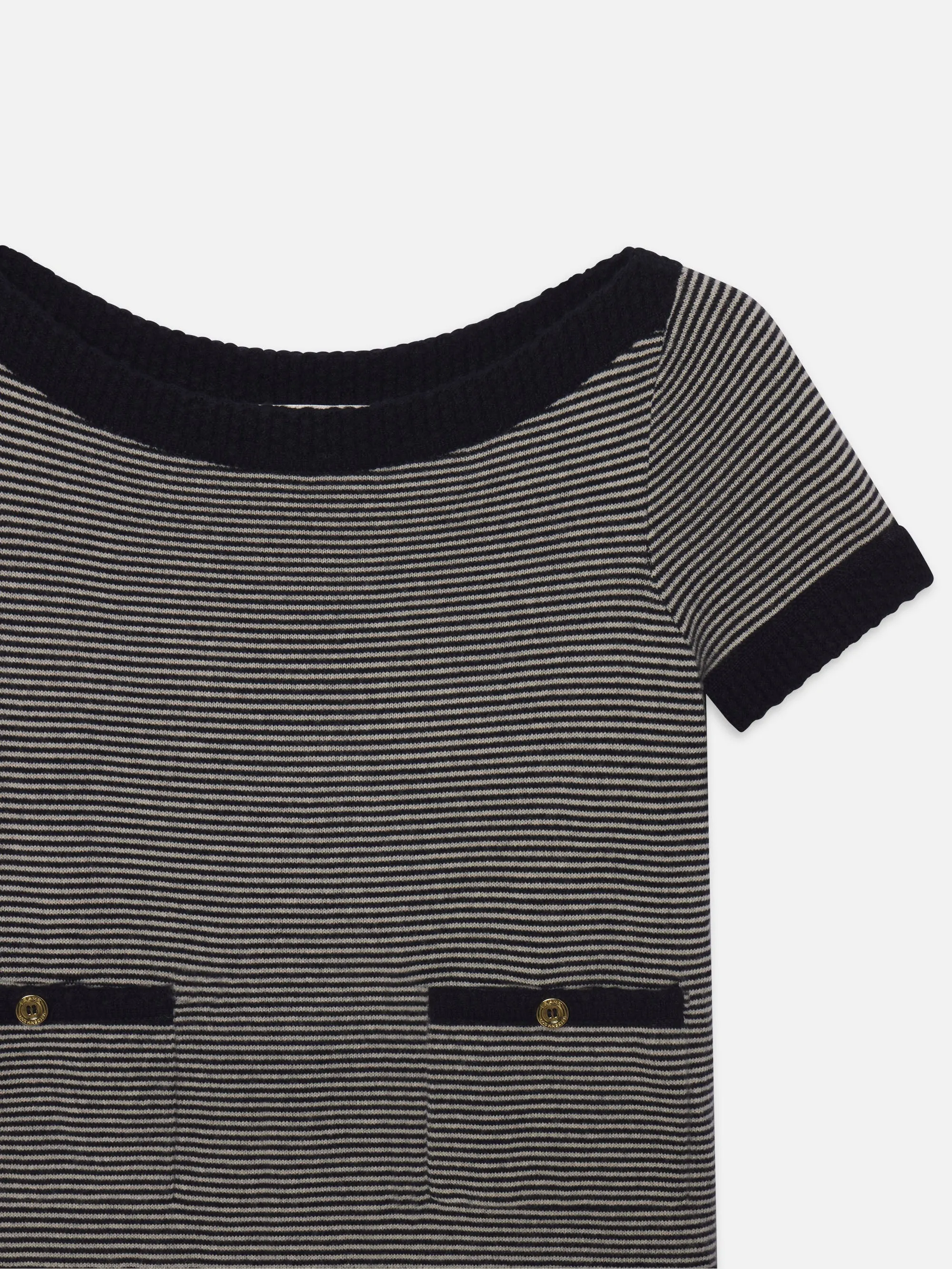 The Cashmere Boatneck -- Navy Multi sold by Frame Denim product image thumbnail 2