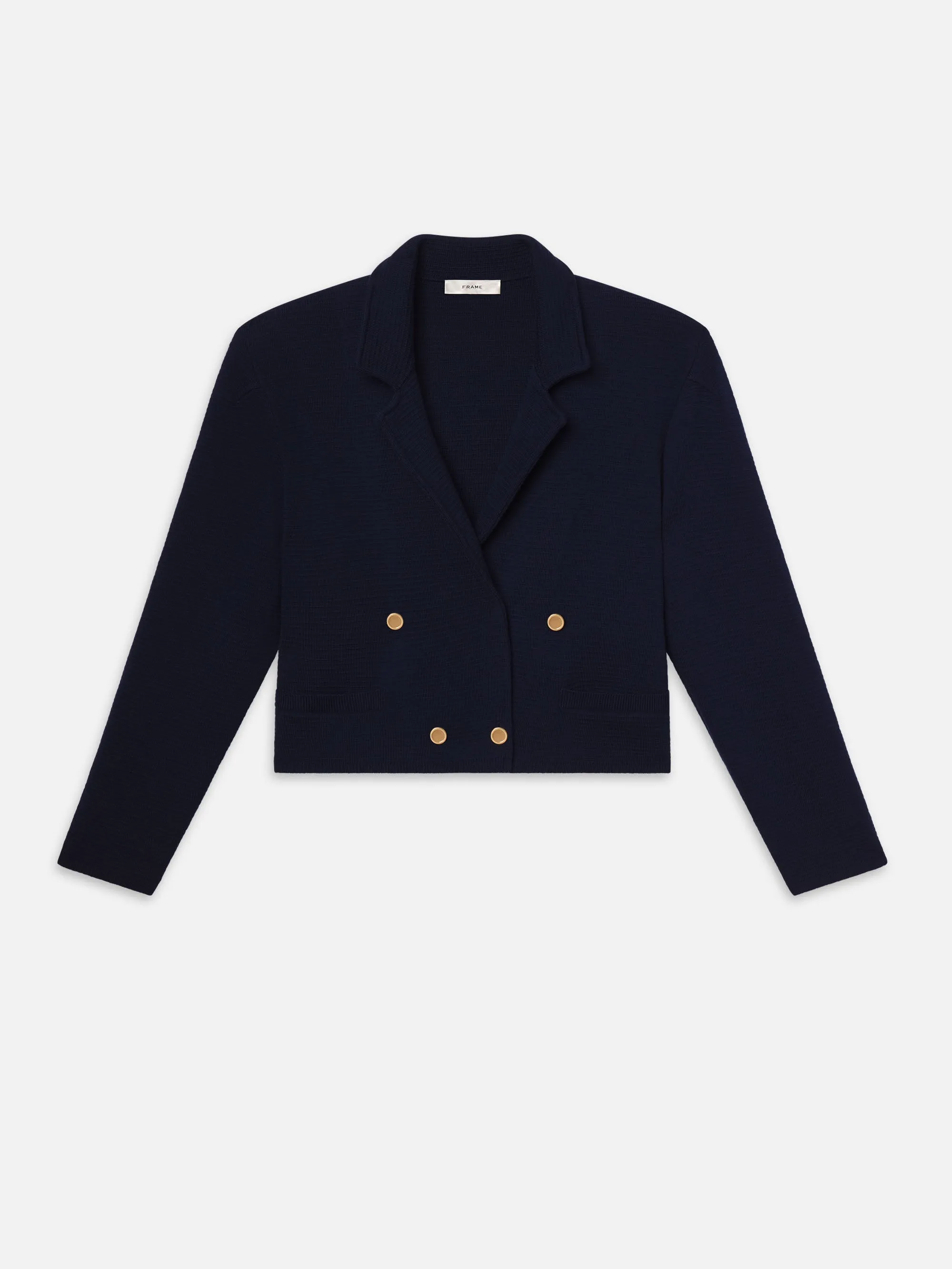 The Cruise Cardi -- Dark Navy sold by Frame Denim