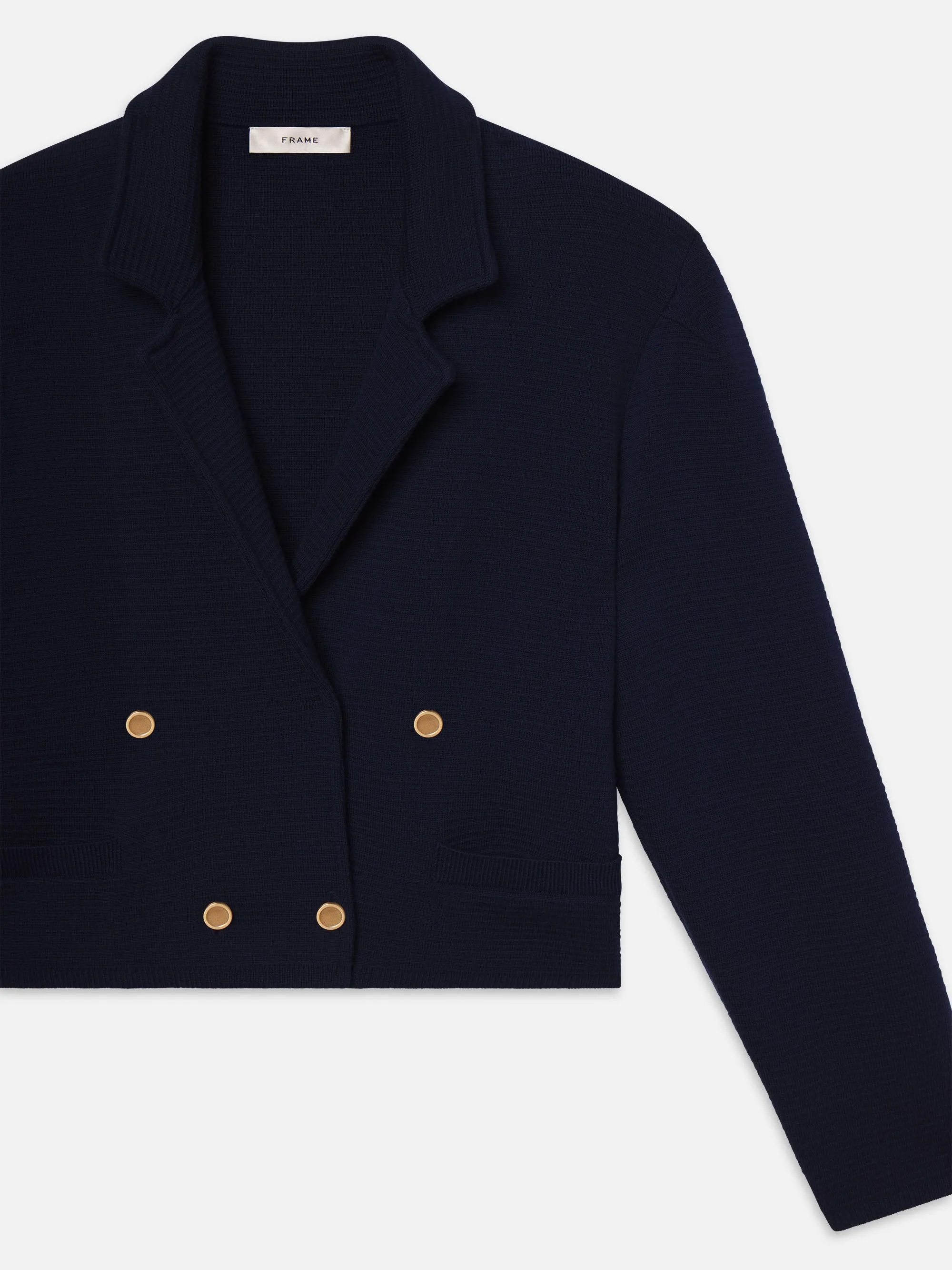 The Cruise Cardi -- Dark Navy sold by Frame Denim product image thumbnail 3