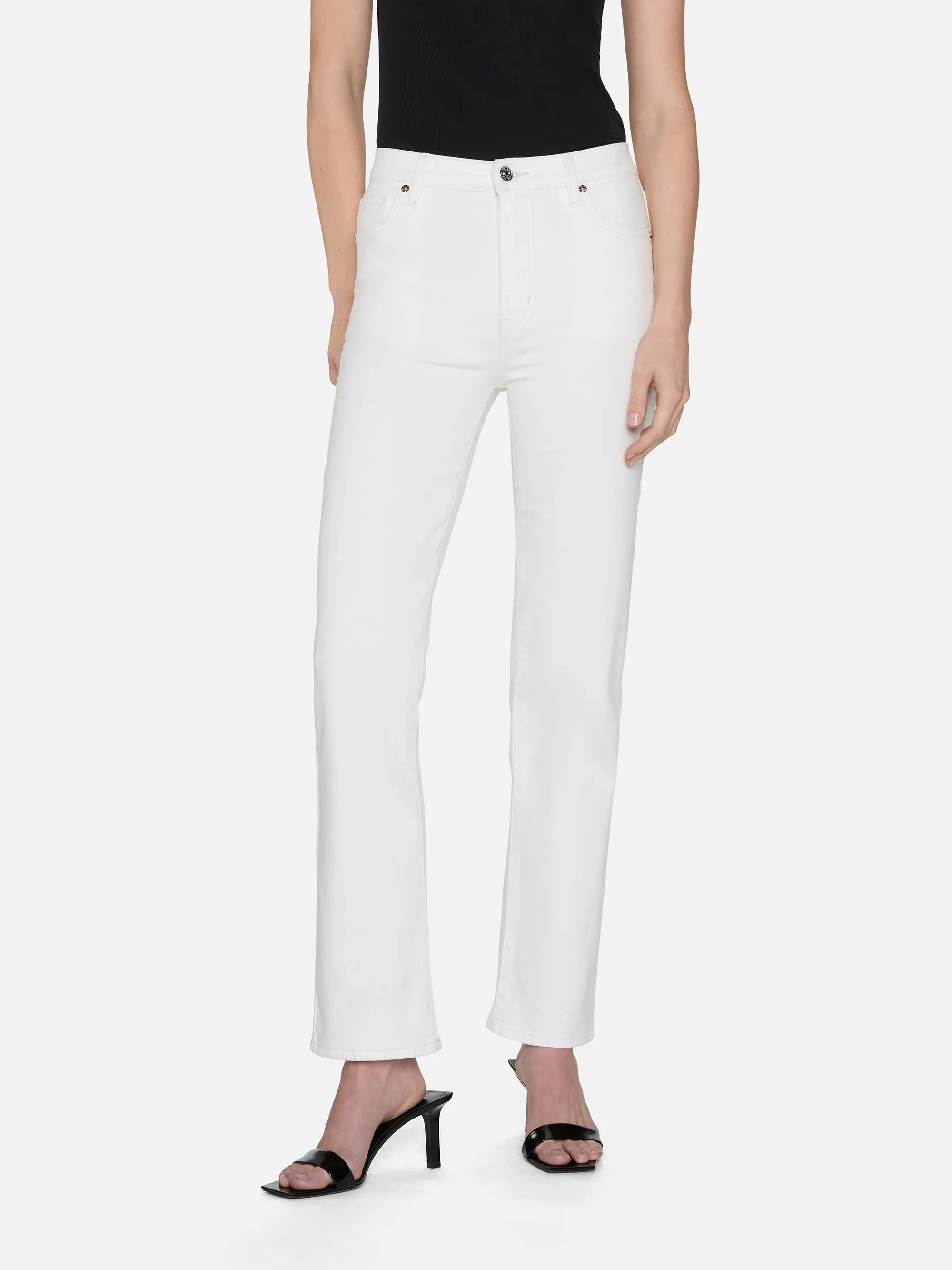 Le Sleek Straight -- White sold by Frame Denim product image thumbnail 2