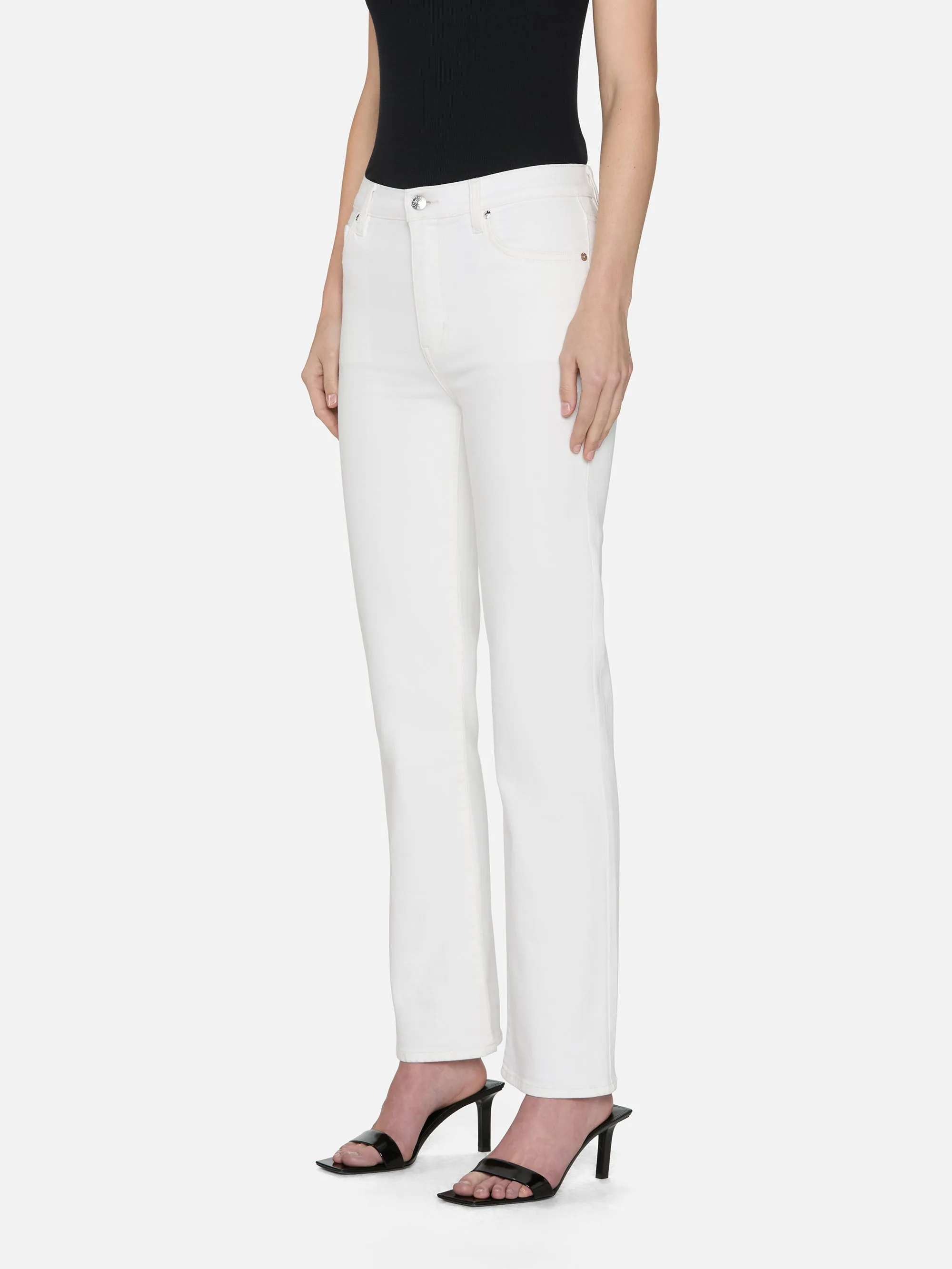 Le Sleek Straight -- White sold by Frame Denim product image thumbnail 4