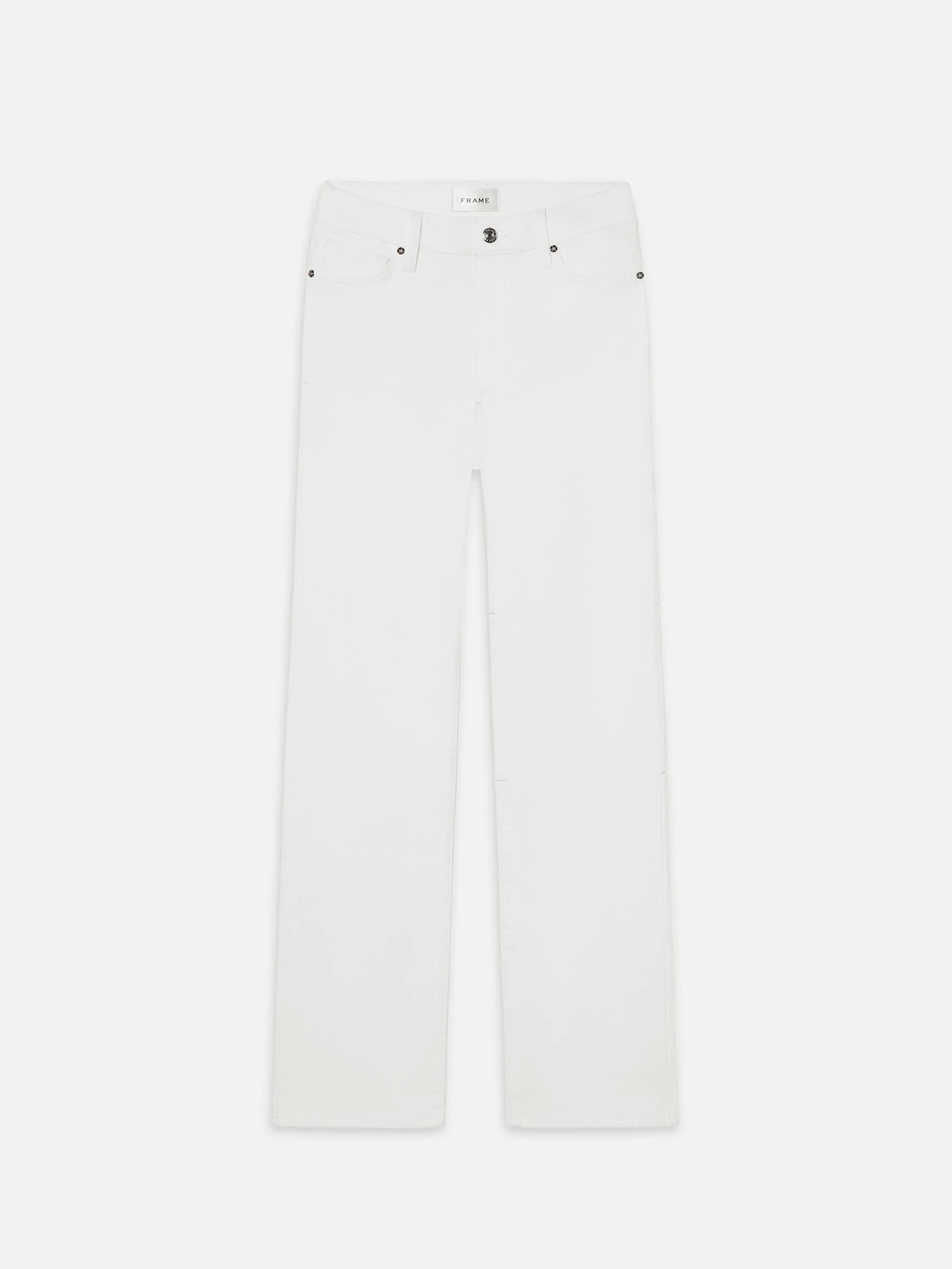 Le Sleek Straight -- White sold by Frame Denim