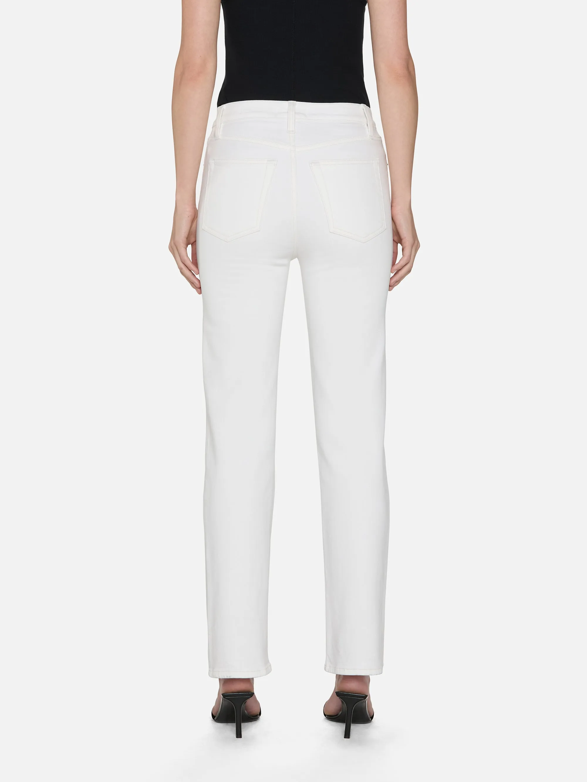 Le Sleek Straight -- White sold by Frame Denim product image thumbnail 5