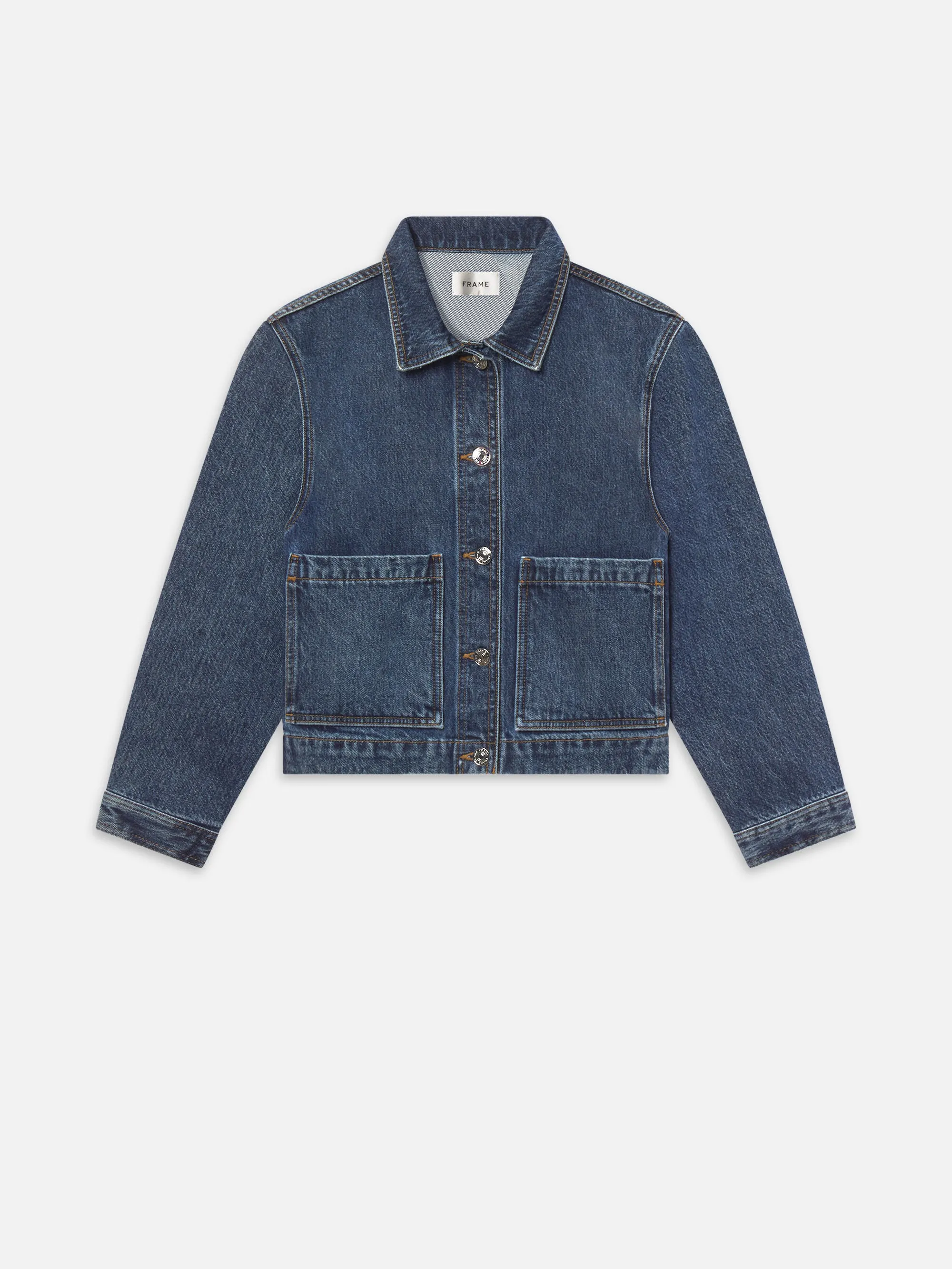 The Patch Pocket Jacket -- Noble sold by Frame Denim