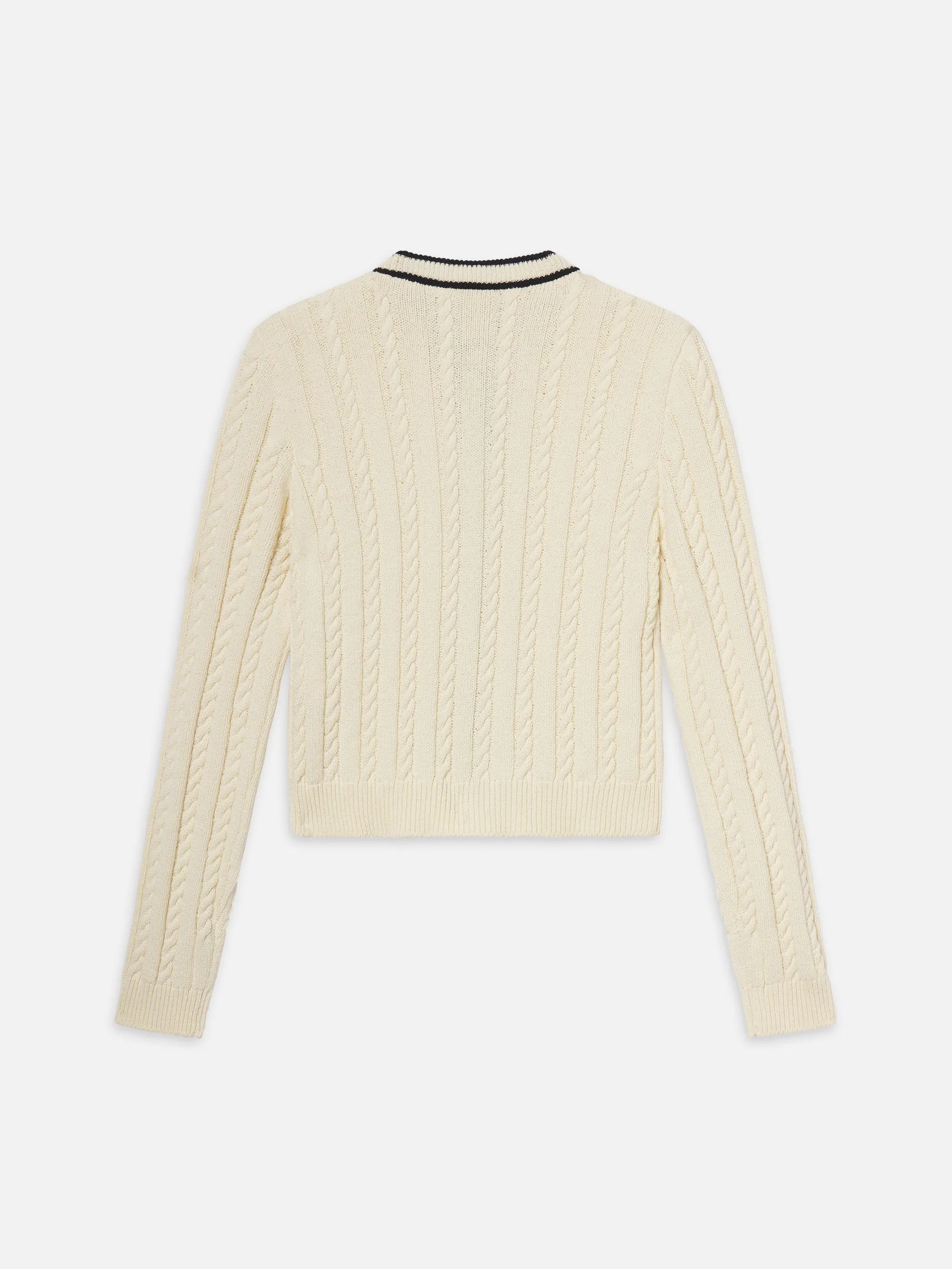 The Trimmed Cardi -- Cream Multi sold by Frame Denim product image thumbnail 4