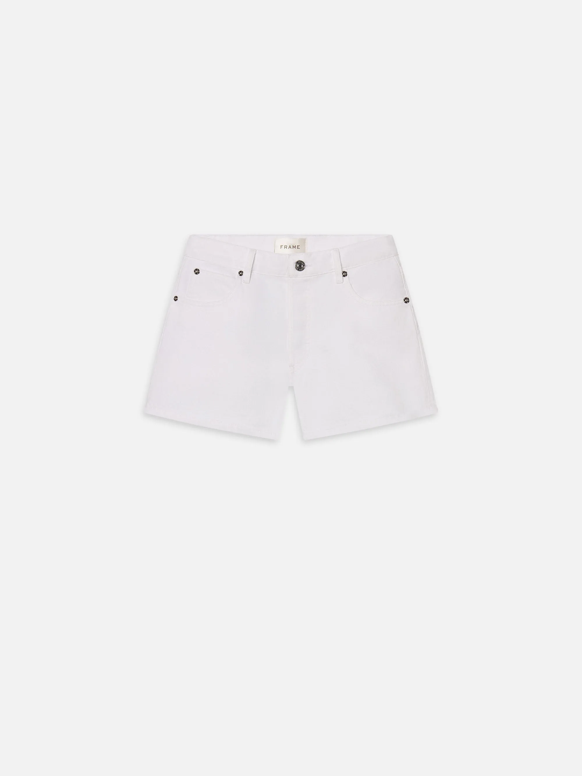 The Hang Short -- White sold by Frame Denim