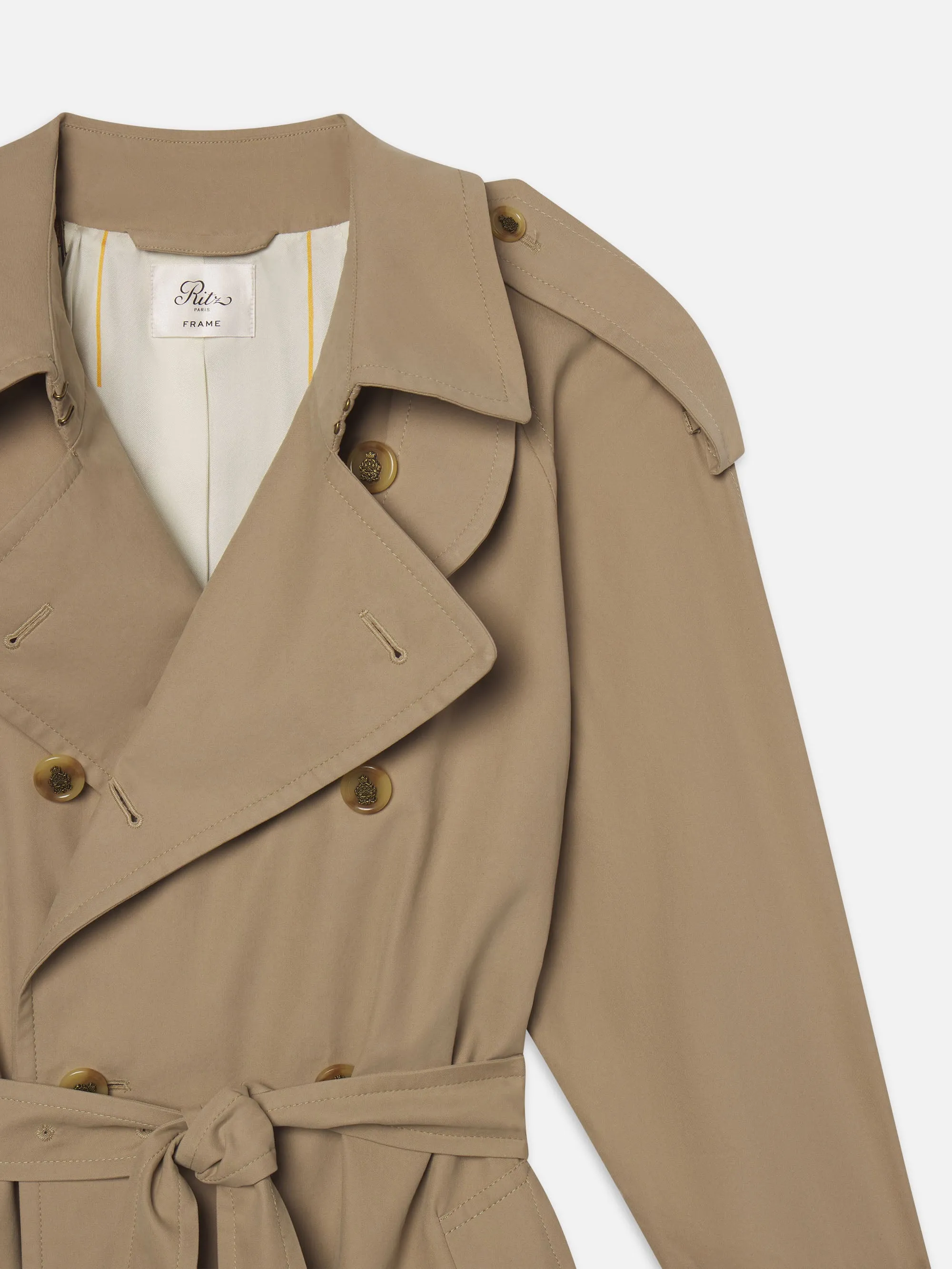 Ritz Classic Trench -- Warm Taupe sold by Frame Denim product image thumbnail 3