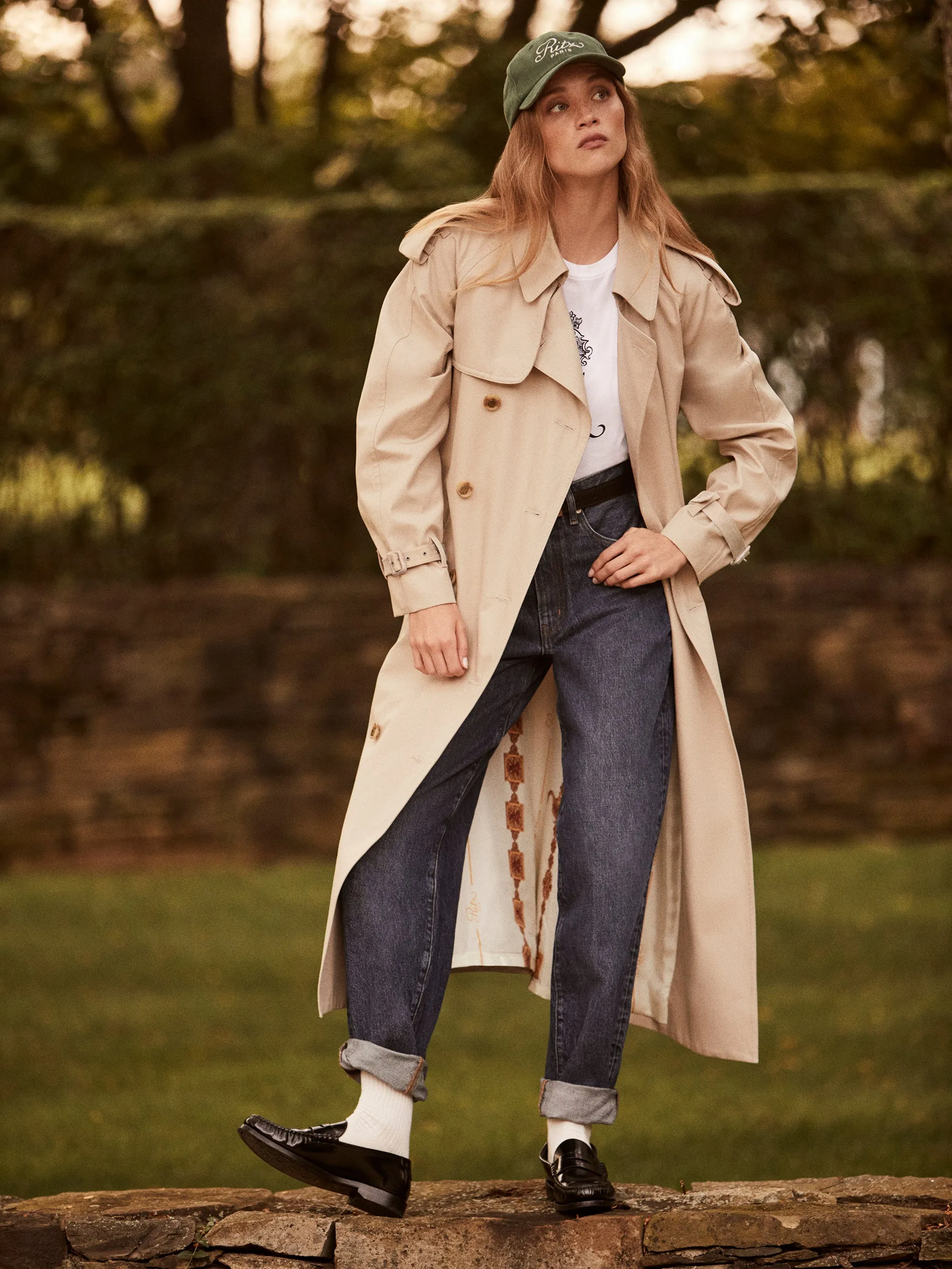 Ritz Classic Trench -- Warm Taupe sold by Frame Denim product image thumbnail 2