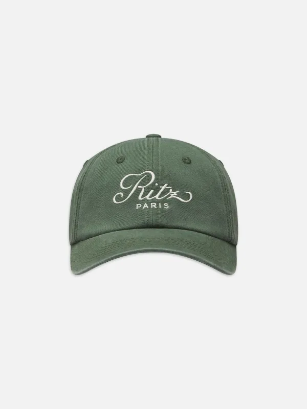 Ritz Cotton Hat -- Hunter Green sold by Frame Denim