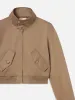 The Harrington Jacket -- Beige sold by Frame Denim