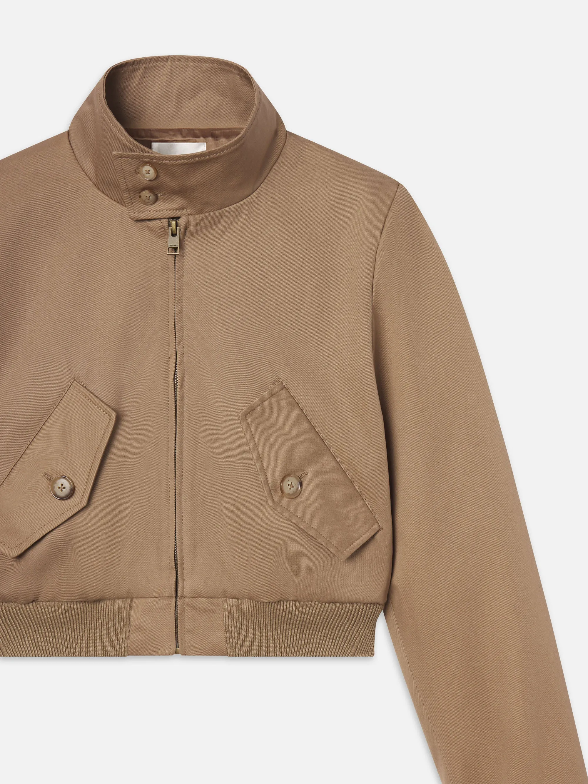 The Harrington Jacket -- Beige sold by Frame Denim product image thumbnail 2