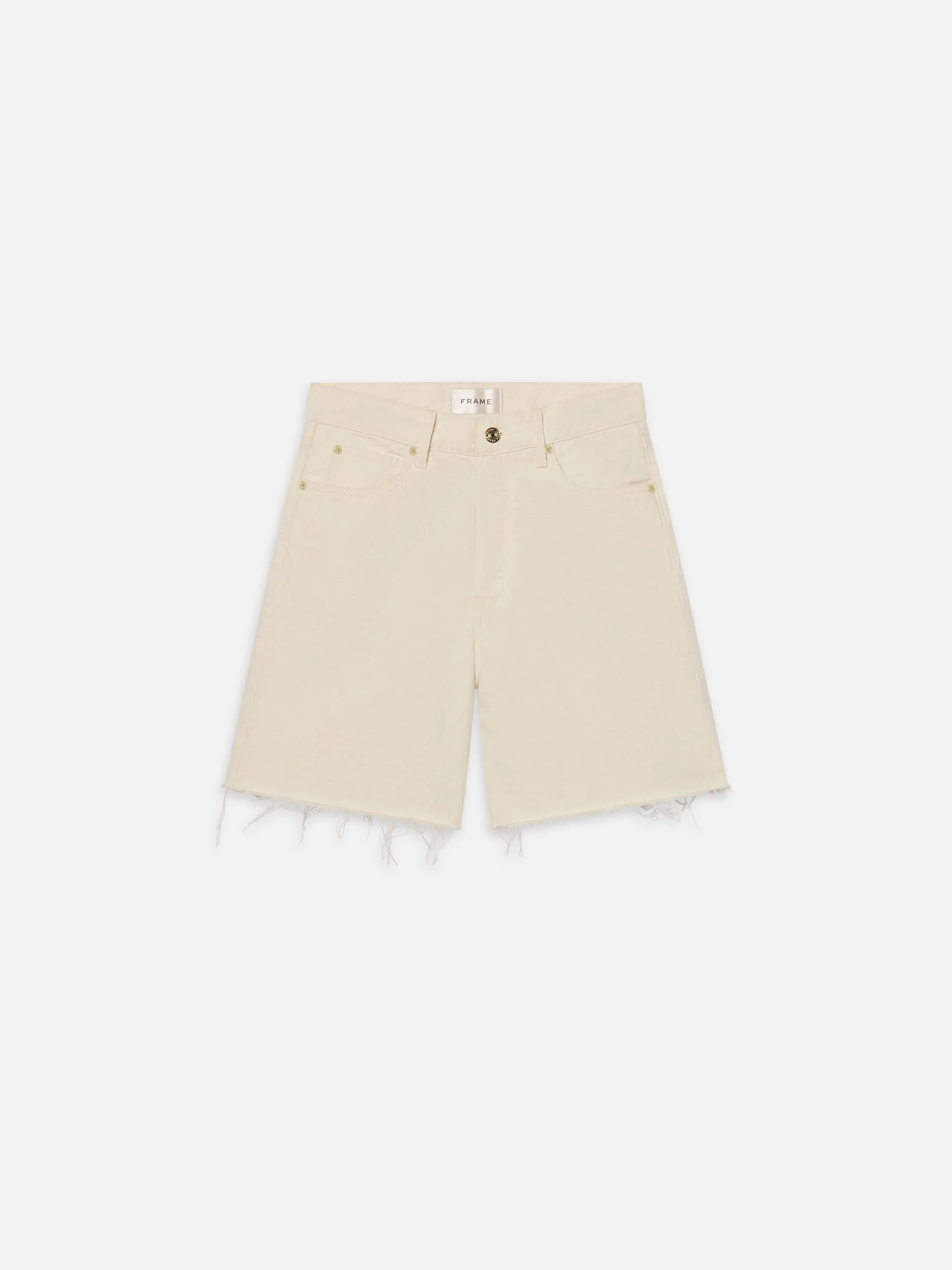 The Timeless Short -- Milkshake sold by Frame Denim