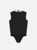 The City Bodysuit -- Black sold by Frame Denim