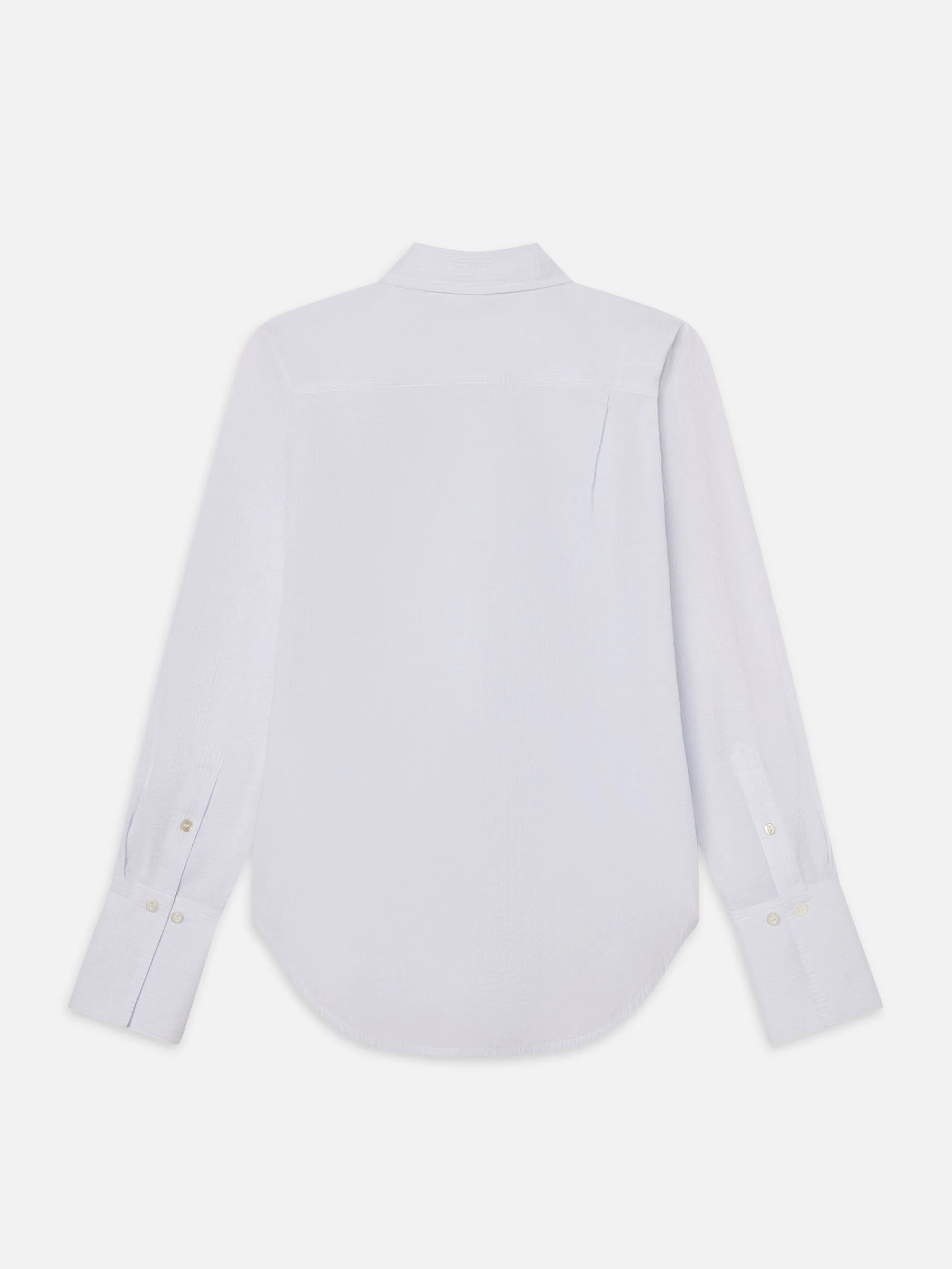 The Seersucker Classic Shirt -- Light Chambray Multi sold by Frame Denim product image thumbnail 4