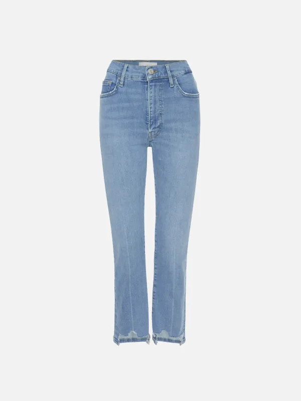 Le High Straight Raw Fray -- Clearwater Modern Chew sold by Frame Denim