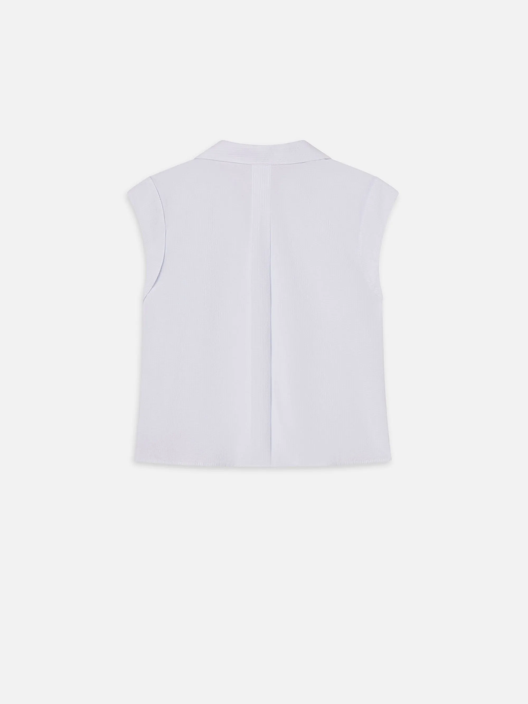 The Seersucker Leisure Shirt -- Light Chambray Multi sold by Frame Denim product image thumbnail 3