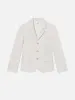 The Seersucker Smart Blazer -- Light Chambray Multi sold by Frame Denim