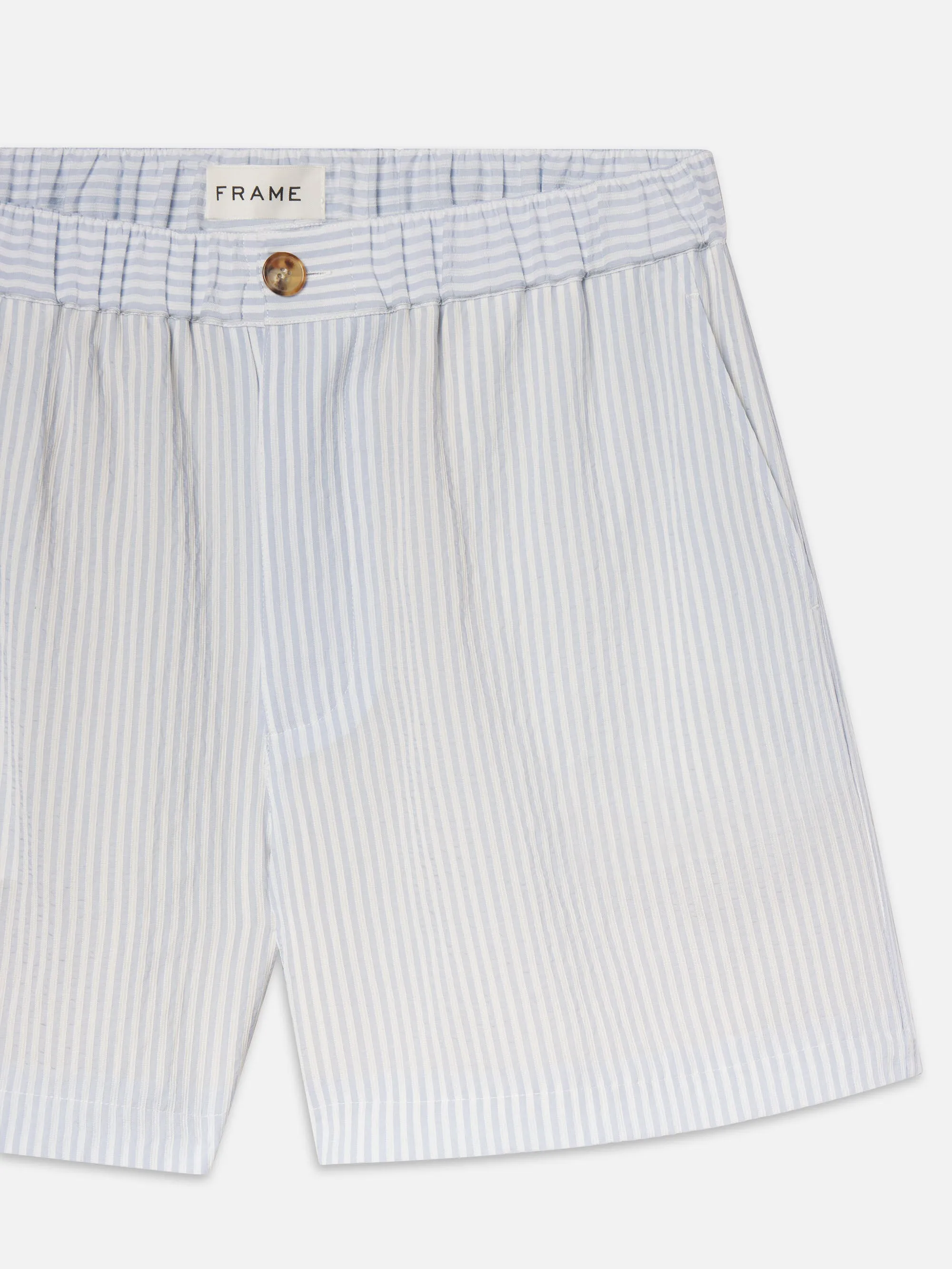 Blue Striped Shorts -- Blue Stripe sold by Frame Denim product image thumbnail 2