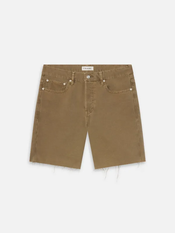 Relaxed Short Raw Hem -- Light Brown sold by Frame Denim